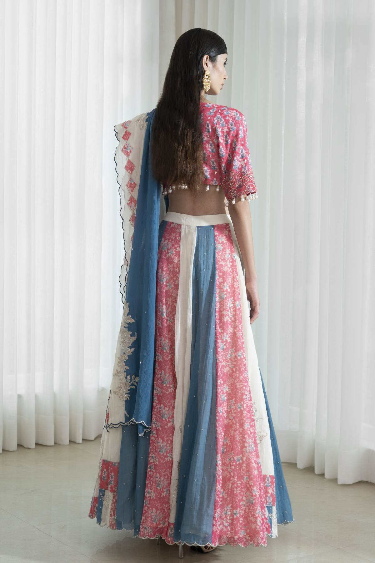 Mirror & Gota Lehenga Set