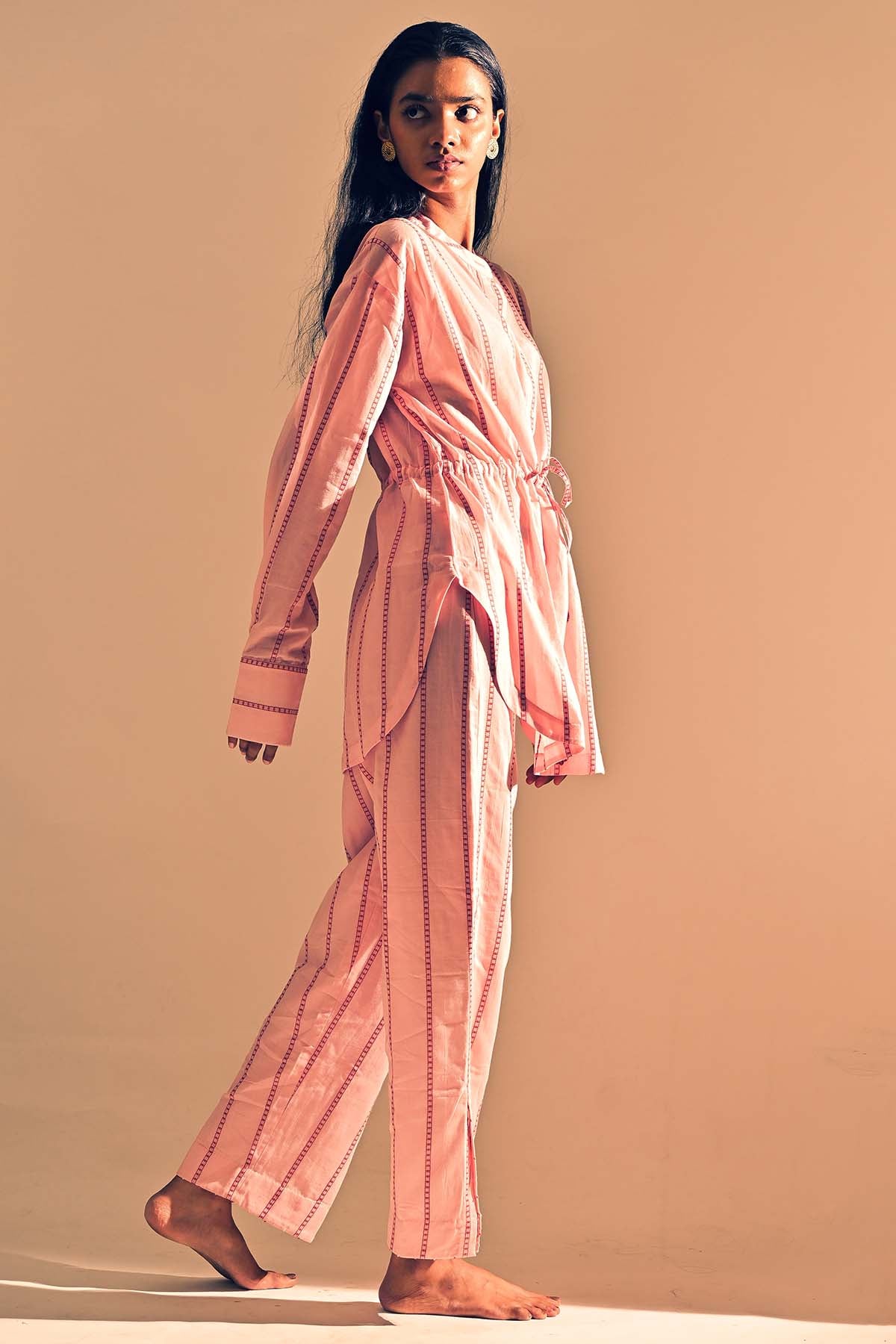 Narrow Fit Slit Pants