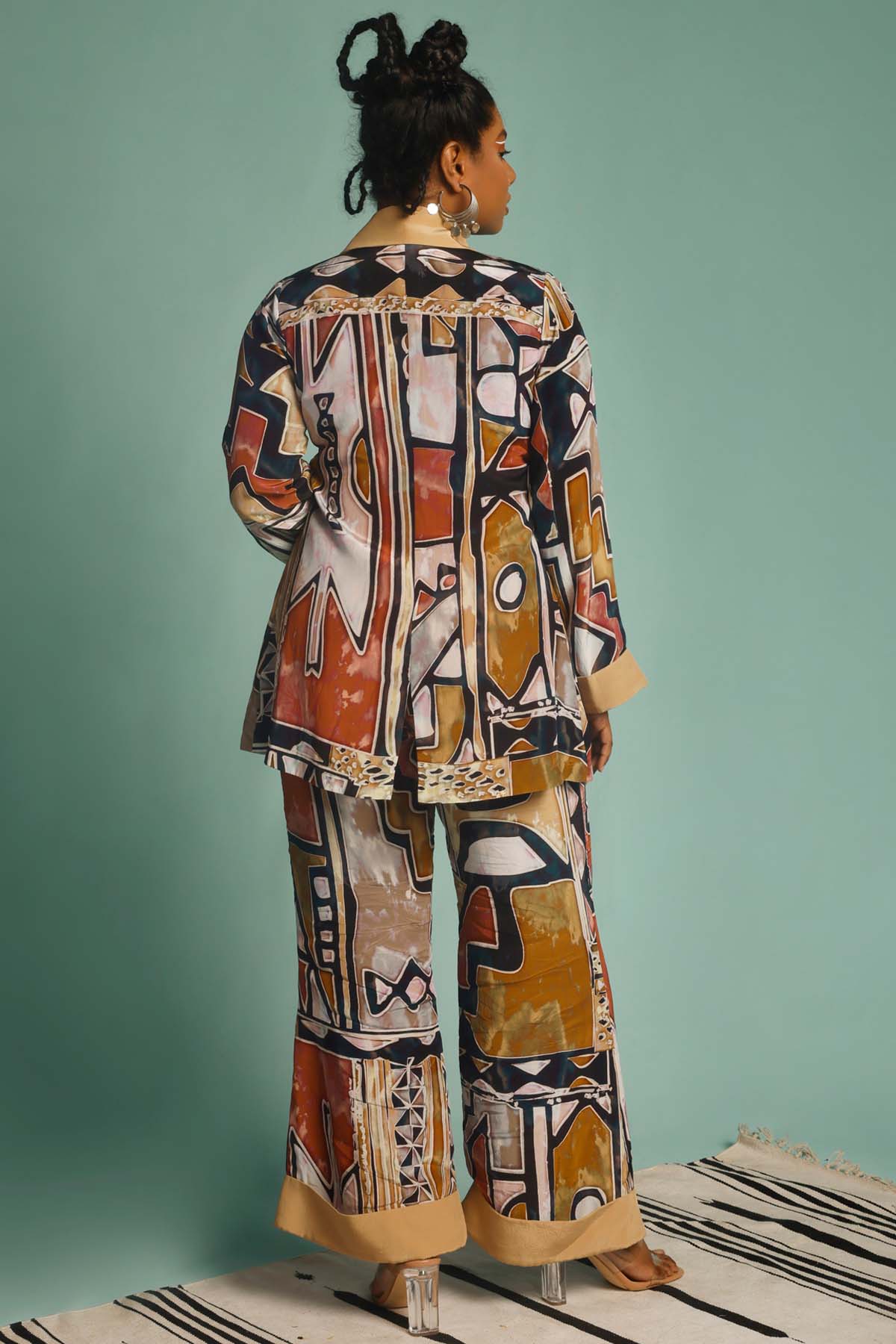 Natural Crepe Co-ord Set