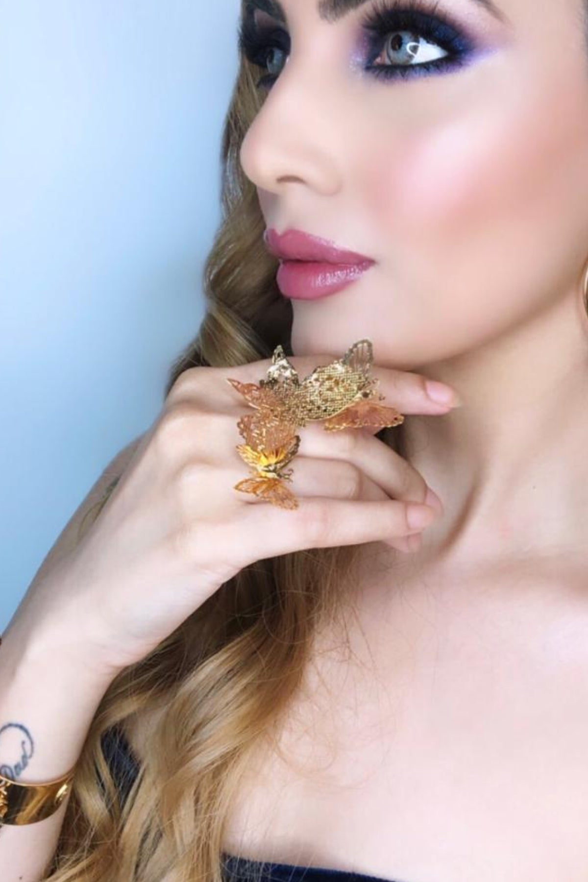 Buy Delicate butterfly ring by RUHHEITE Online at Scrollnshops