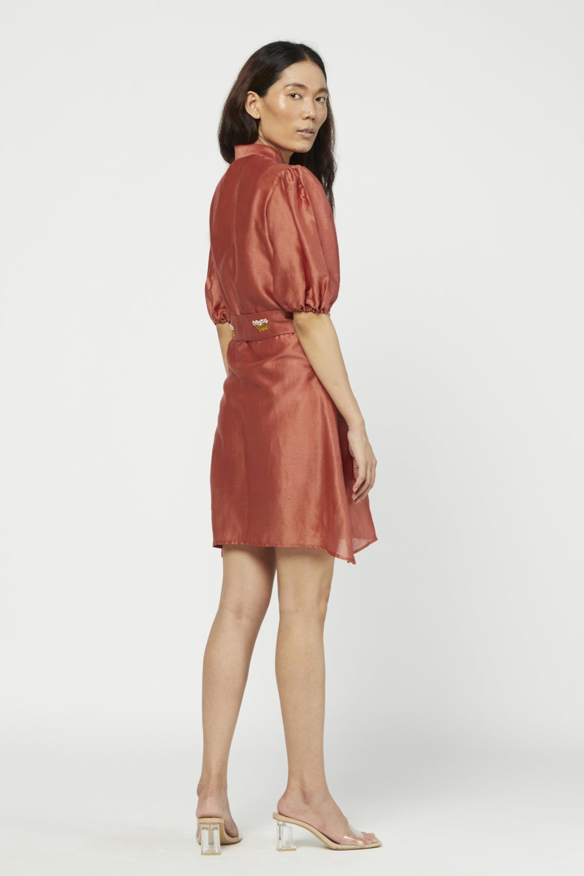 Carmine Belt Dress