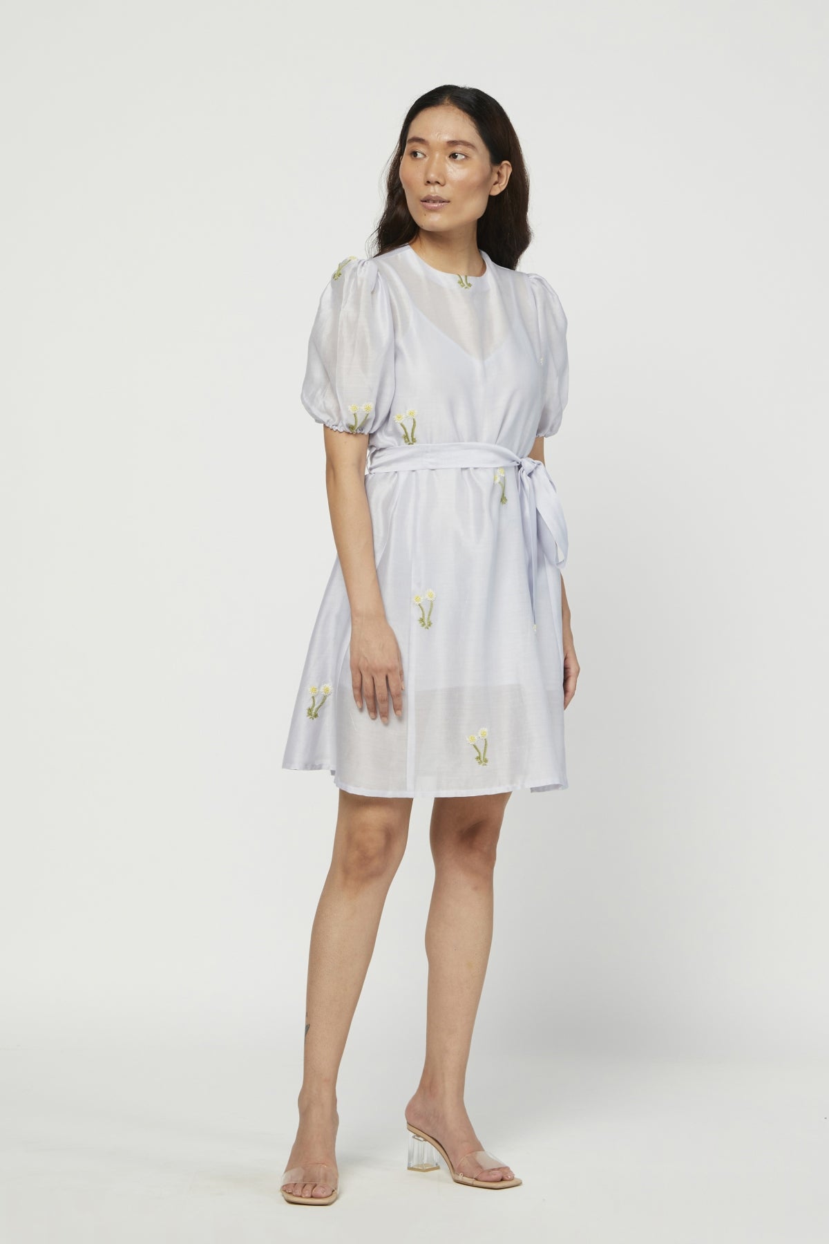 Embroidery Cloud Dress