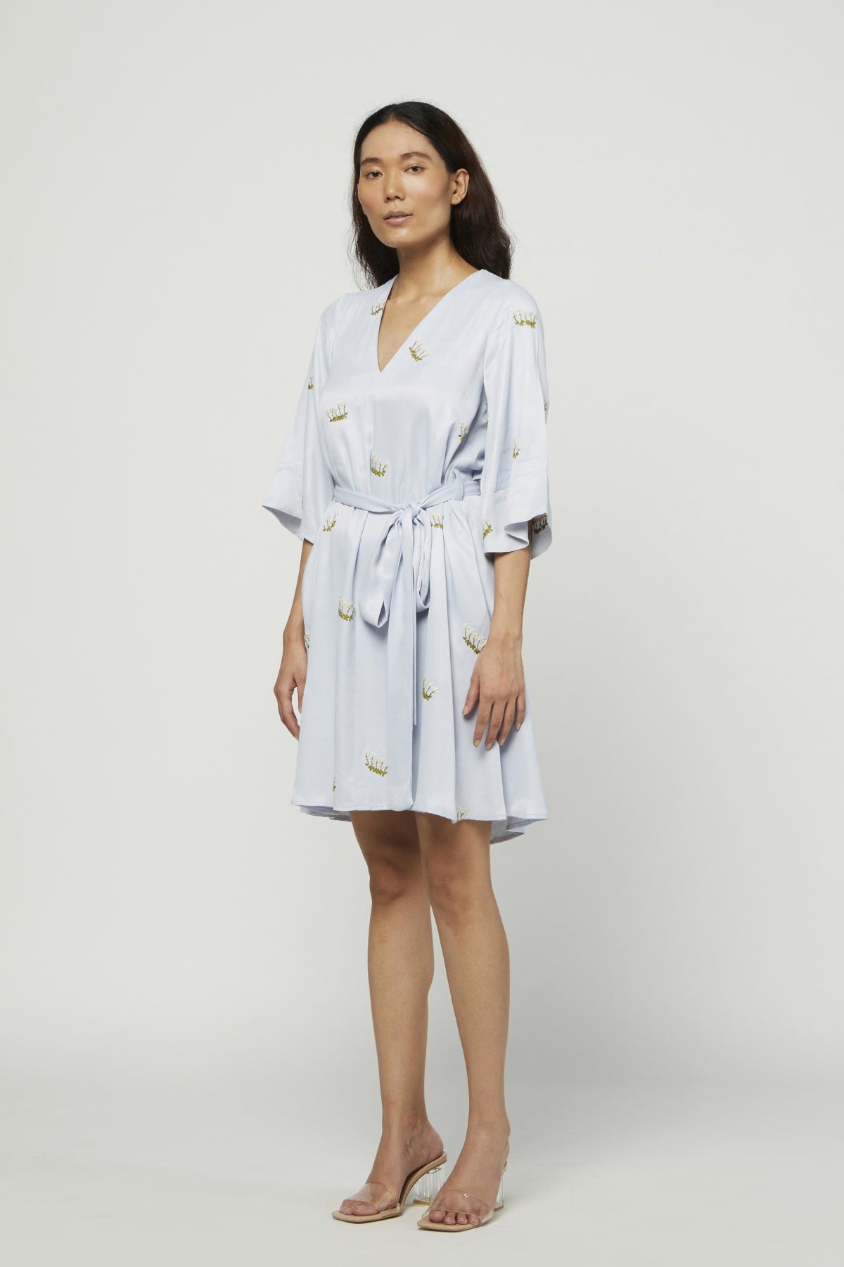 Mist Embroidered Dress