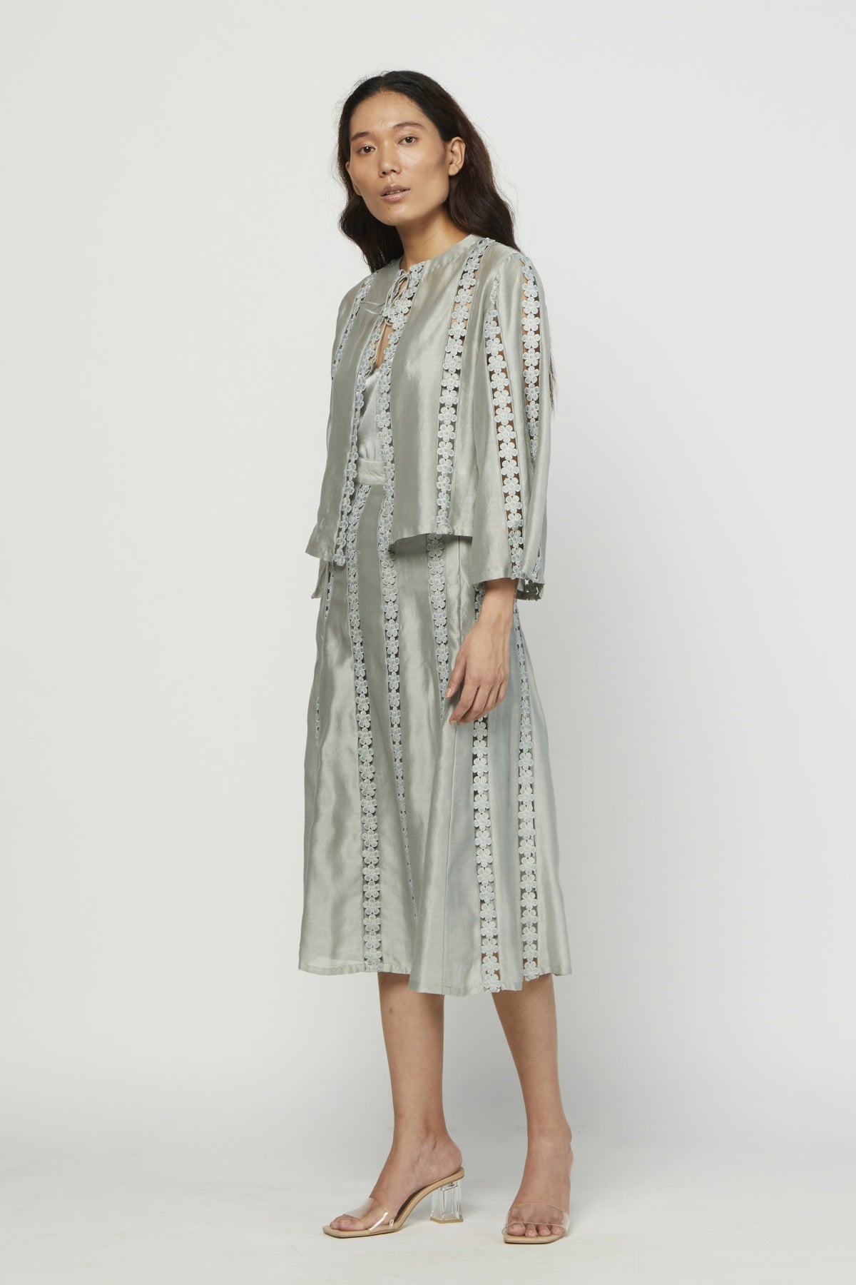 Lace Embellished Jacket