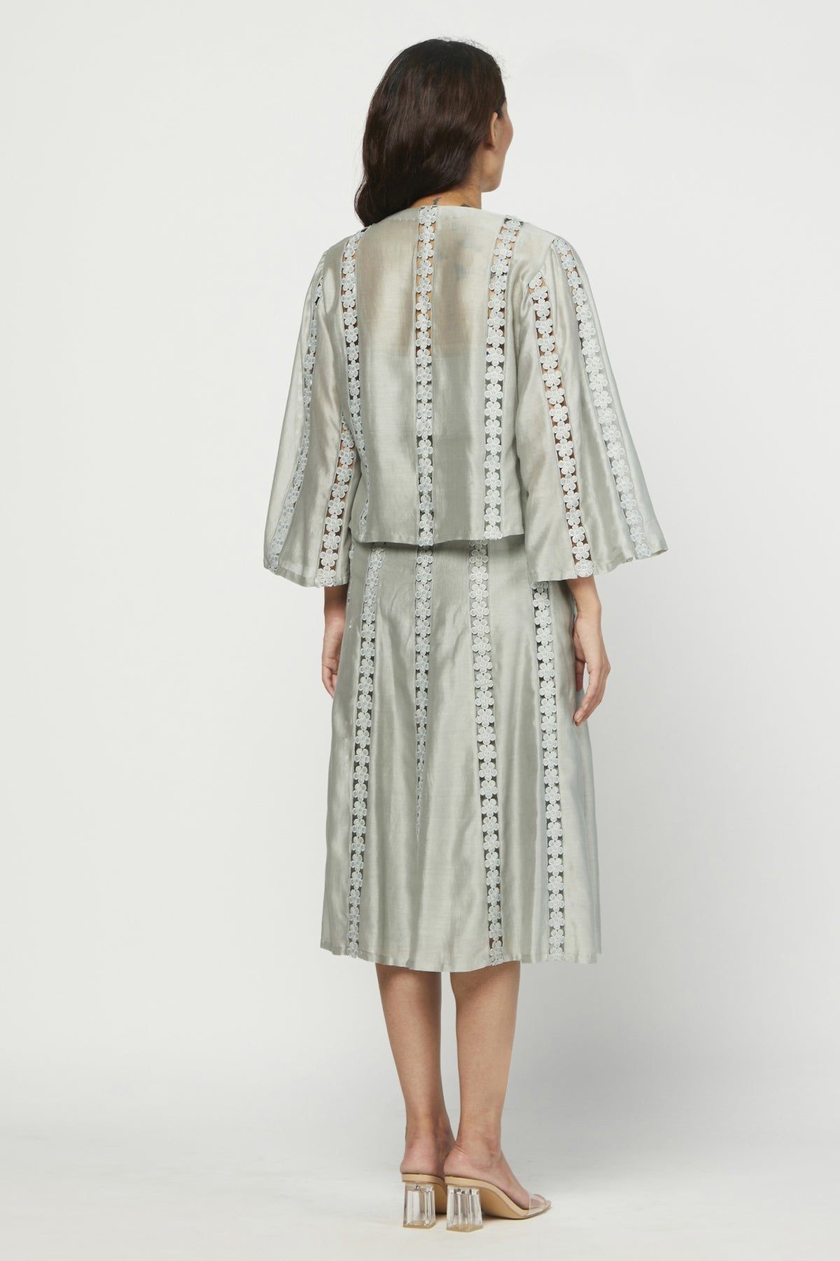 Lace Embellished Skirt