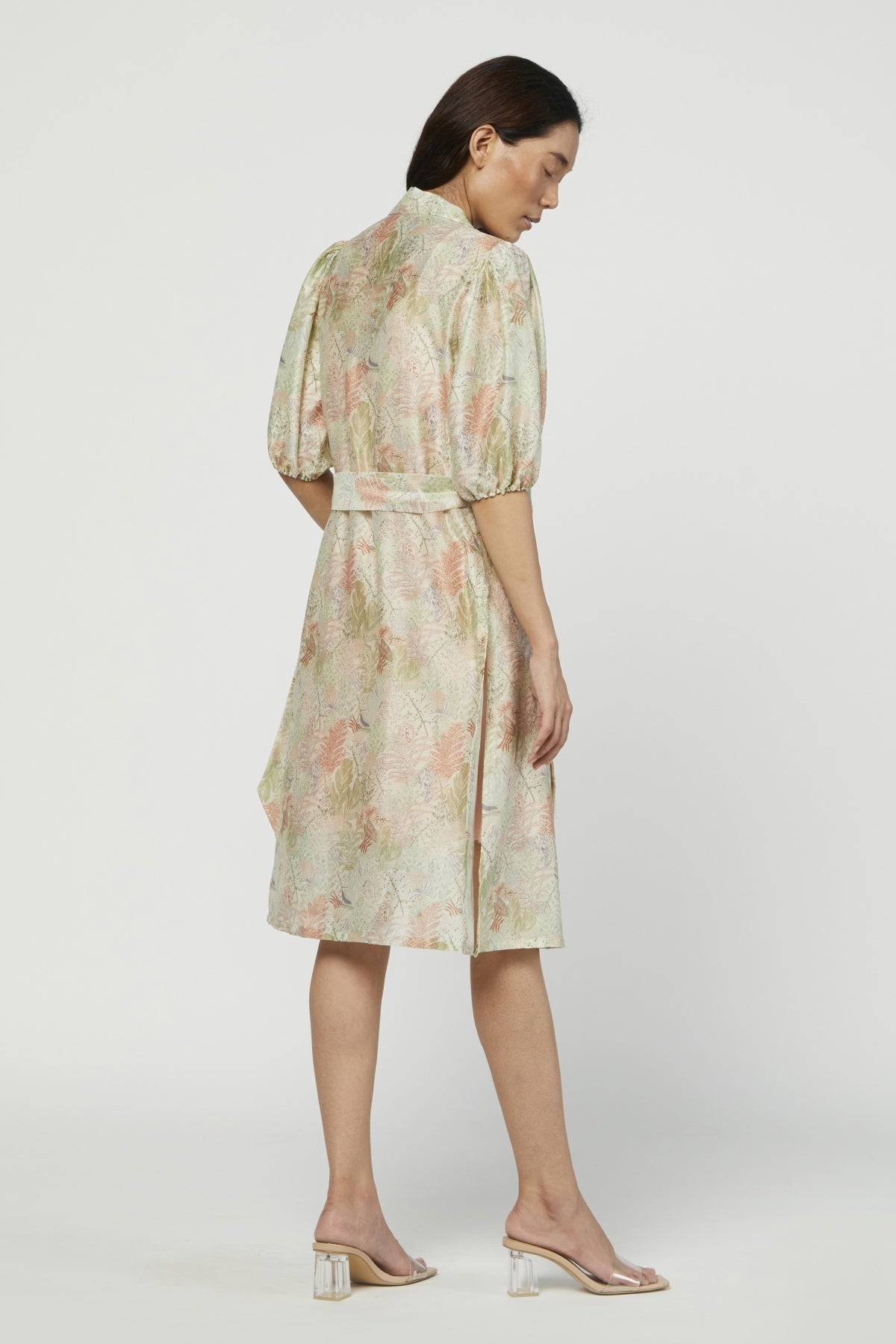 Silk Chanderi Coat Dress