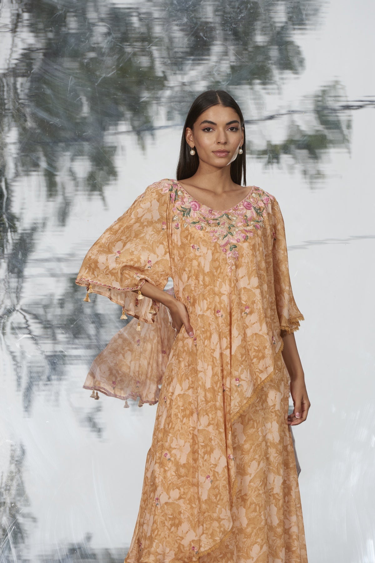 Layered Printed Kaftan