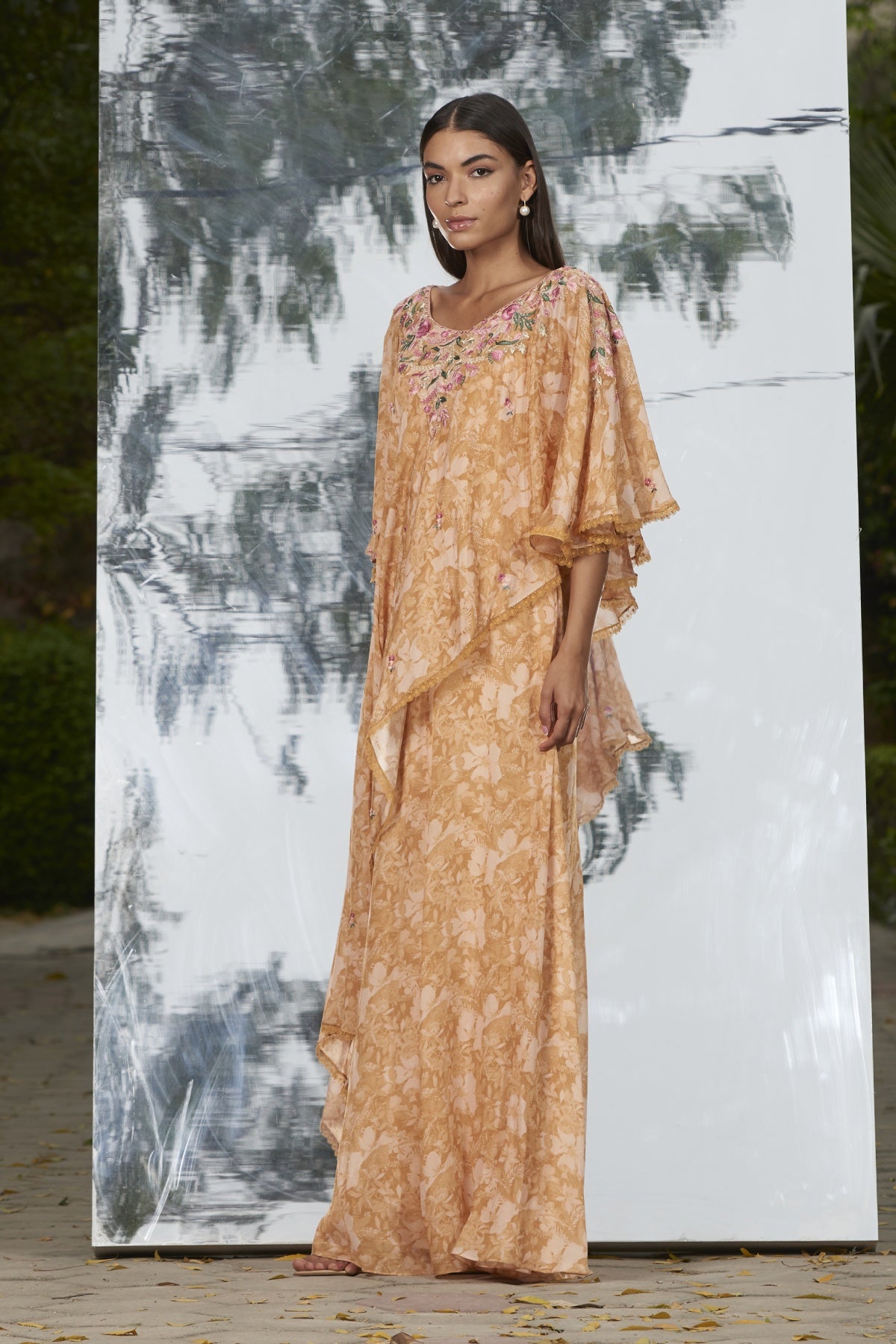 Layered Printed Kaftan