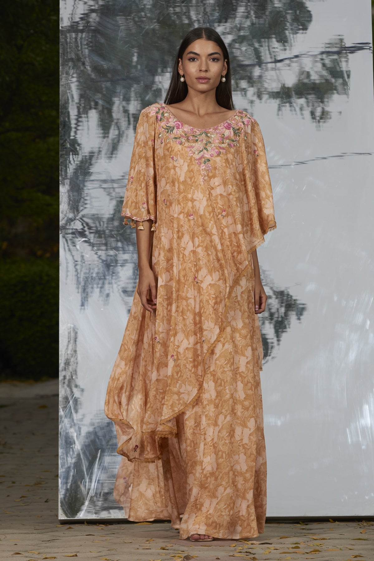 Layered Printed Kaftan