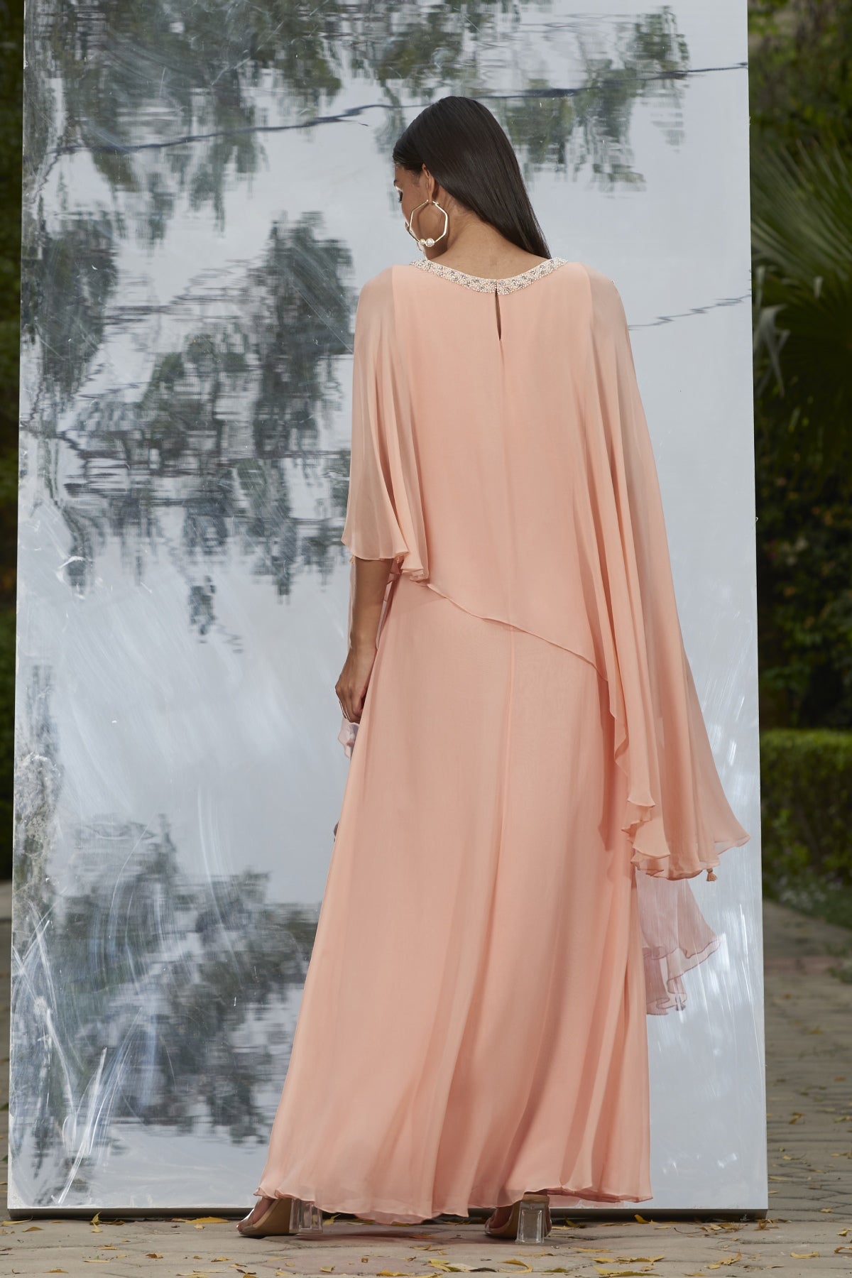 Layered Kaftan Gown