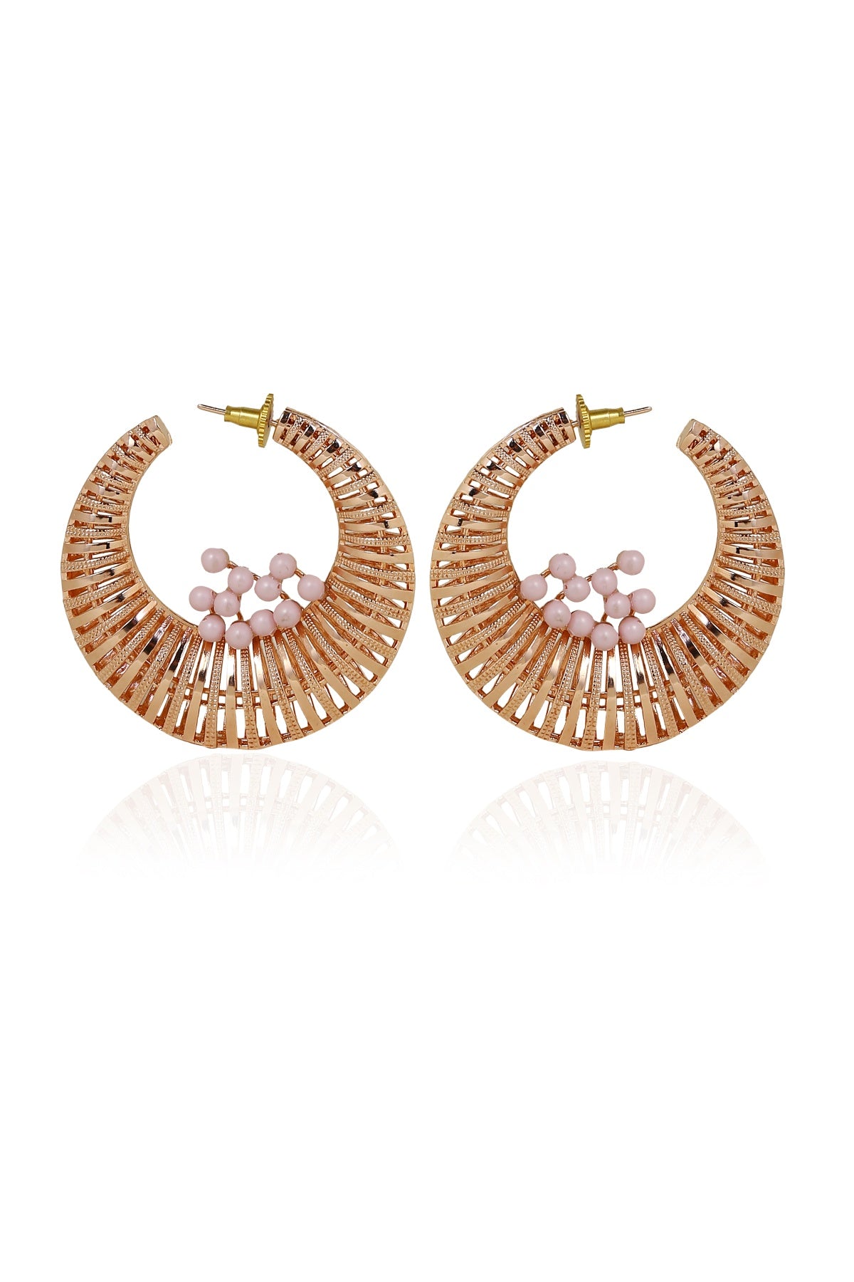 Buy Swarovski Pearl Hoops For Women Online at ScrollnShops