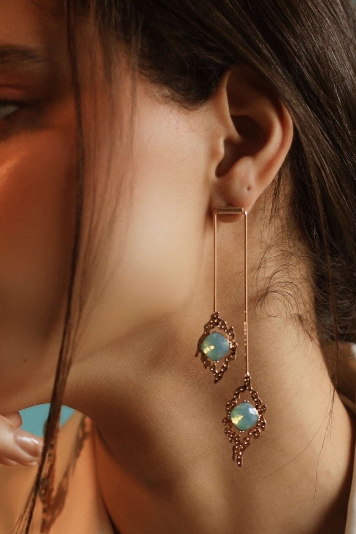 Buy Cushion Cut Danglers For Women Online at ScrollnShops