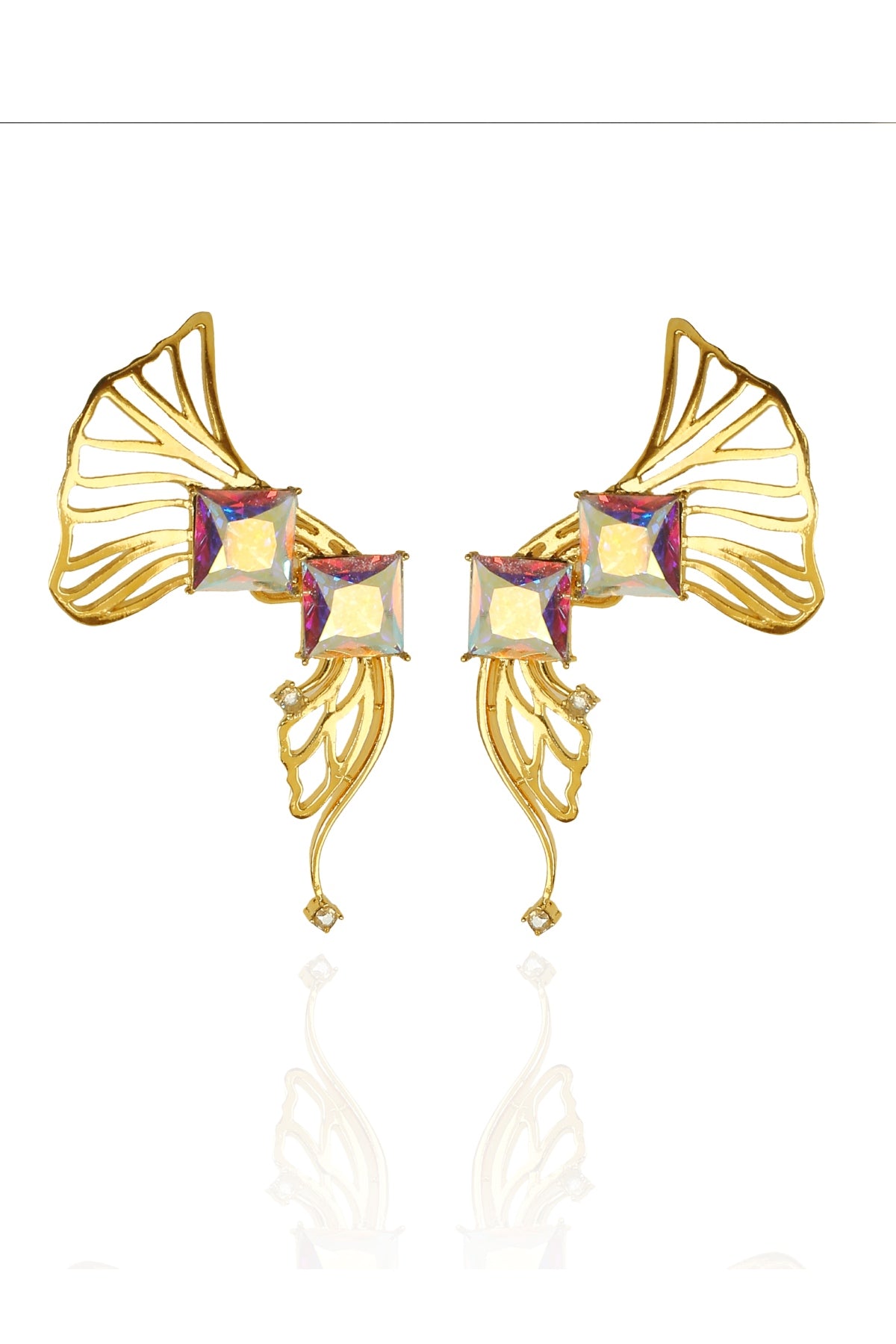 Multicolor Swarovski Danglers
