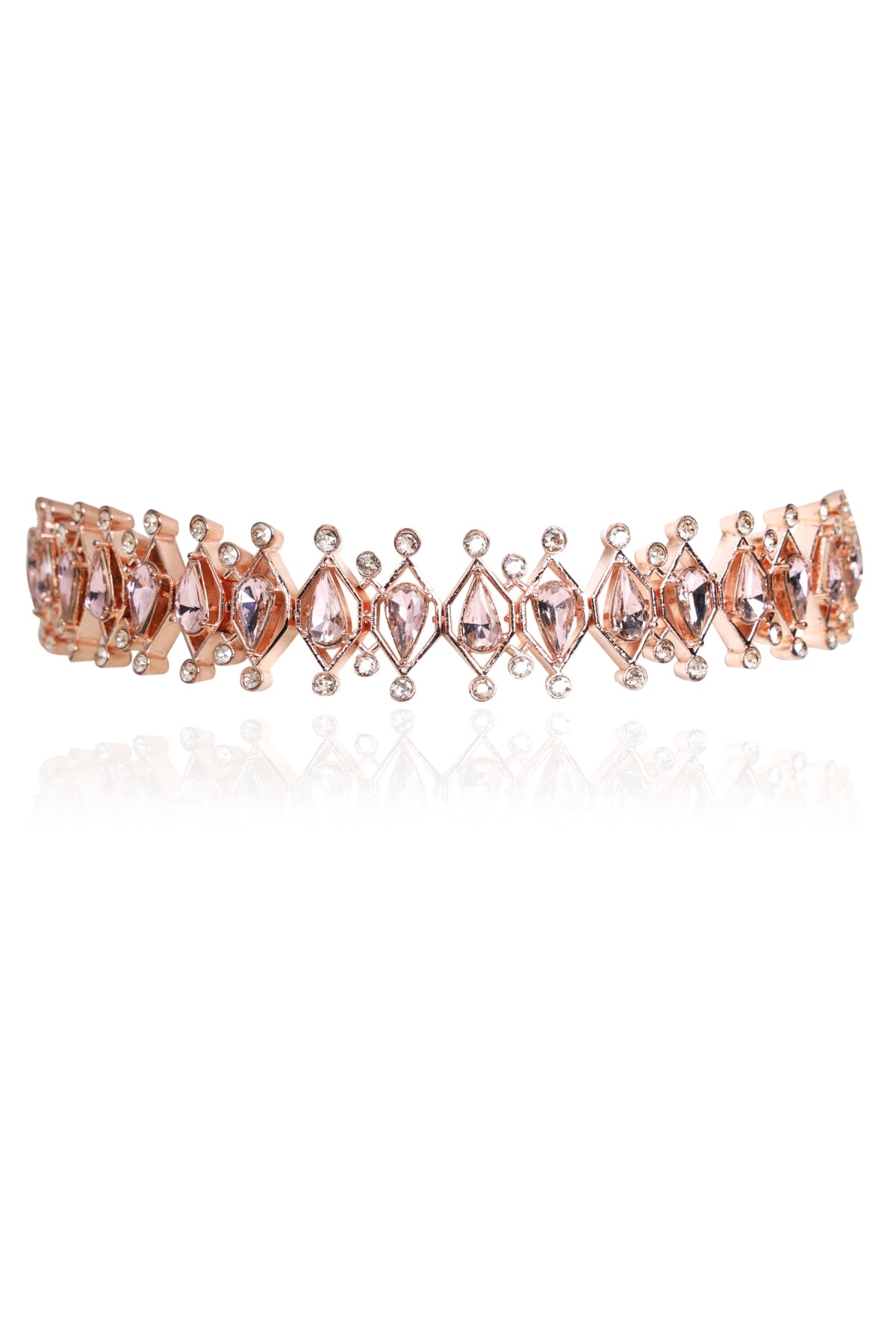 Pink Swarovski Crystal Choker