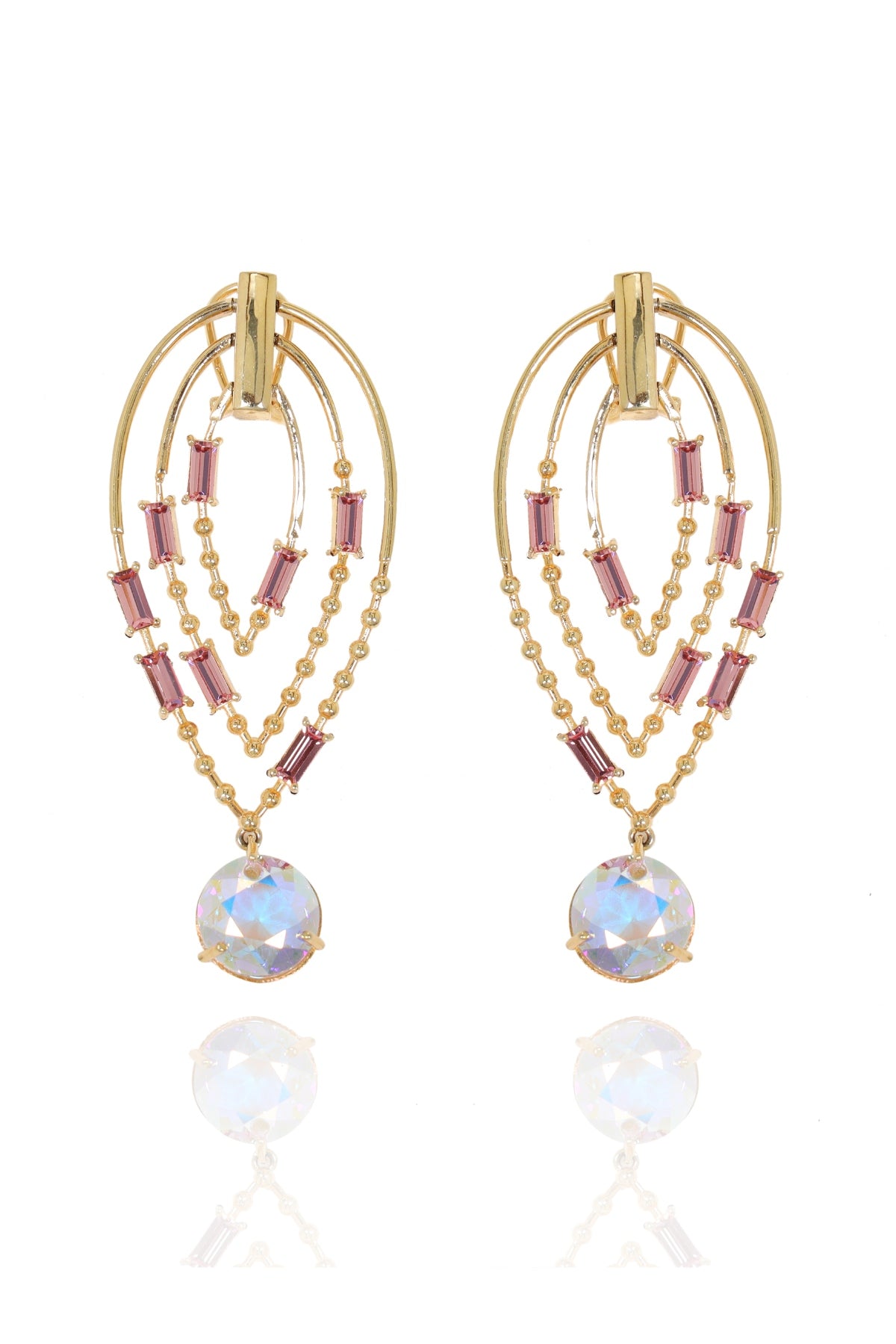 Buy Reflective Crystal Danglers For Women Online at ScrollnShops