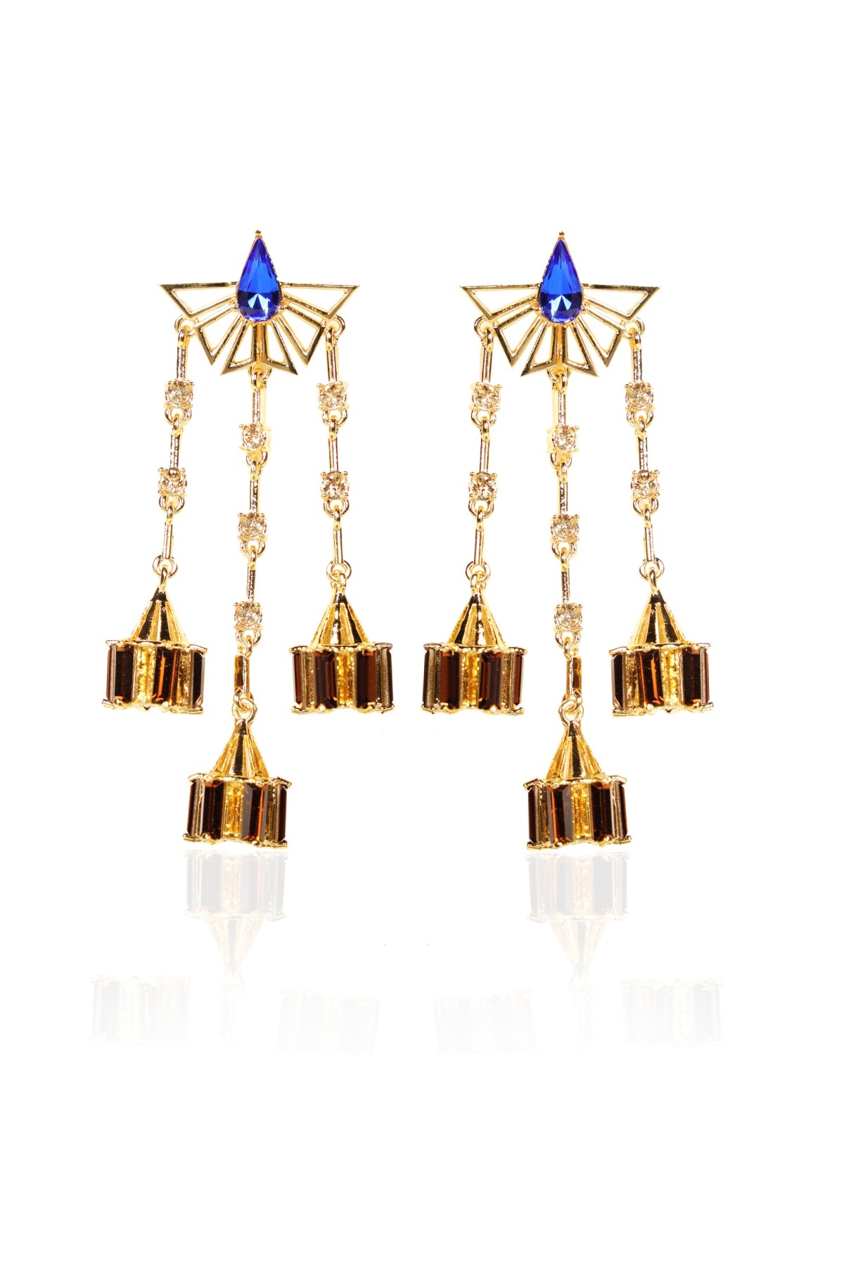 Buy Fancy Tear Drop Danglers For Women Online at ScrollnShops