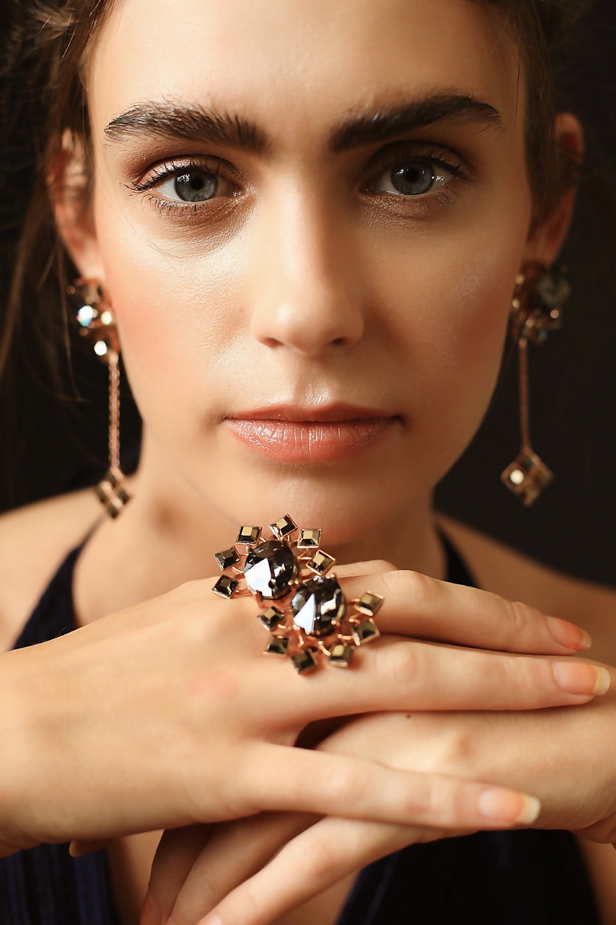 Buy Reflective Swarovski Ring For Women Online at ScrollnShops