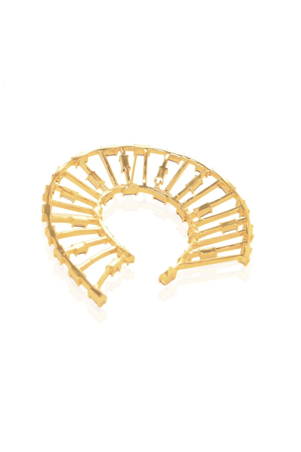 Blue Horseshoe Stud Earrings