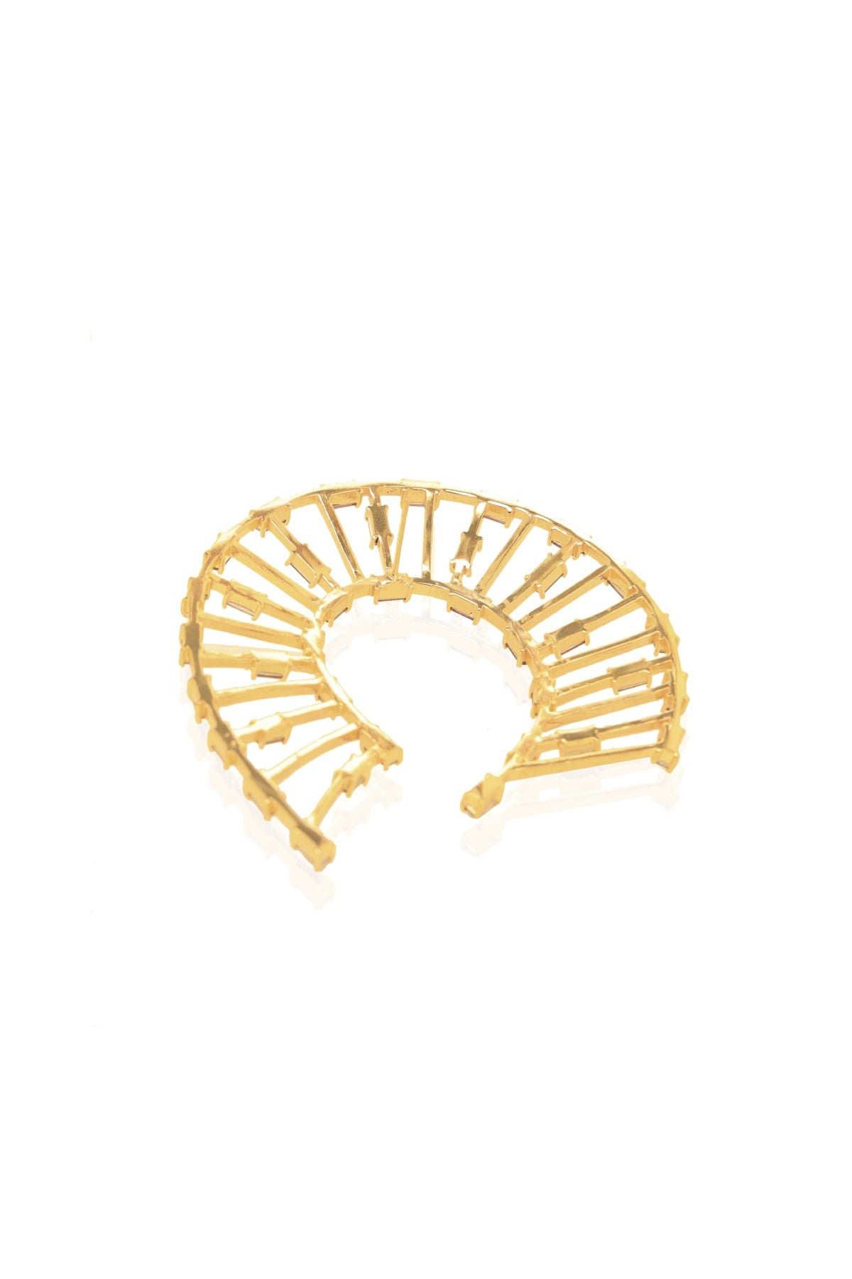 Purple Horseshoe Stud Earrings