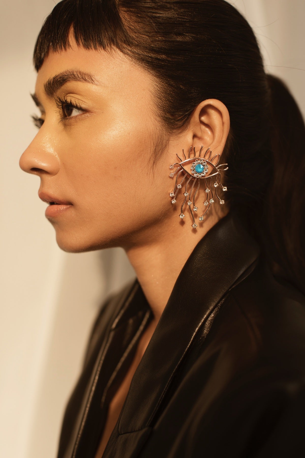 Buy Evil Eye Hanging Danglers For Women Online at ScrollnShops