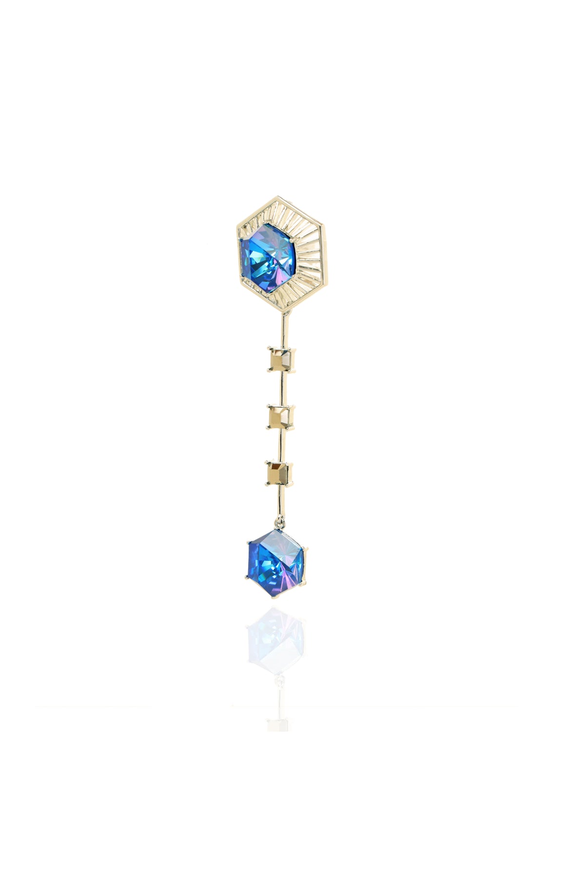 Royal Blue Detachable Danglers