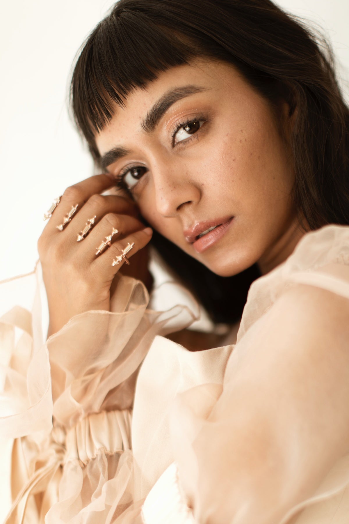 Buy Four Finger Crystal Ring For Women Online at ScrollnShops