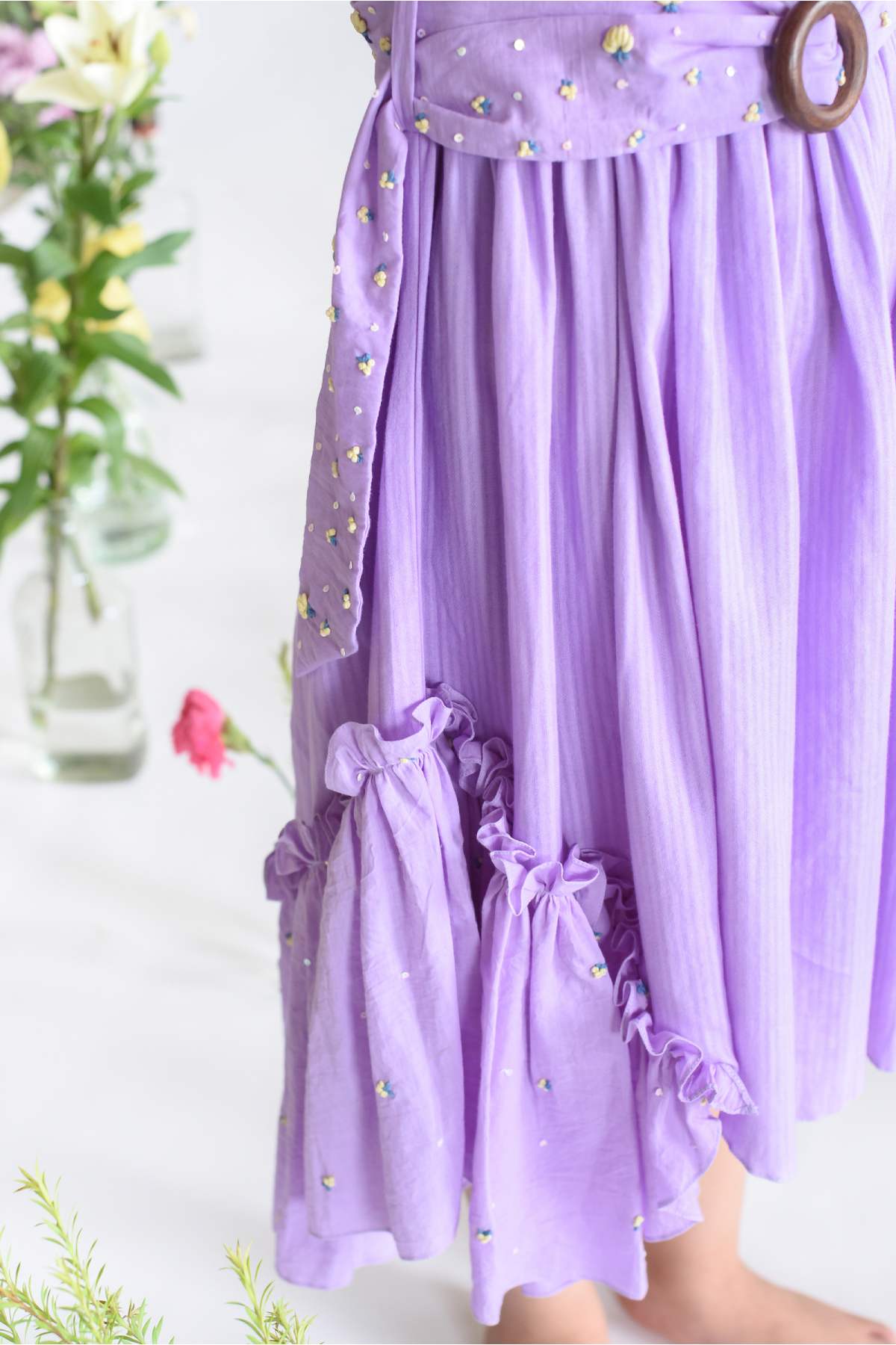 Gathered Angel Dress