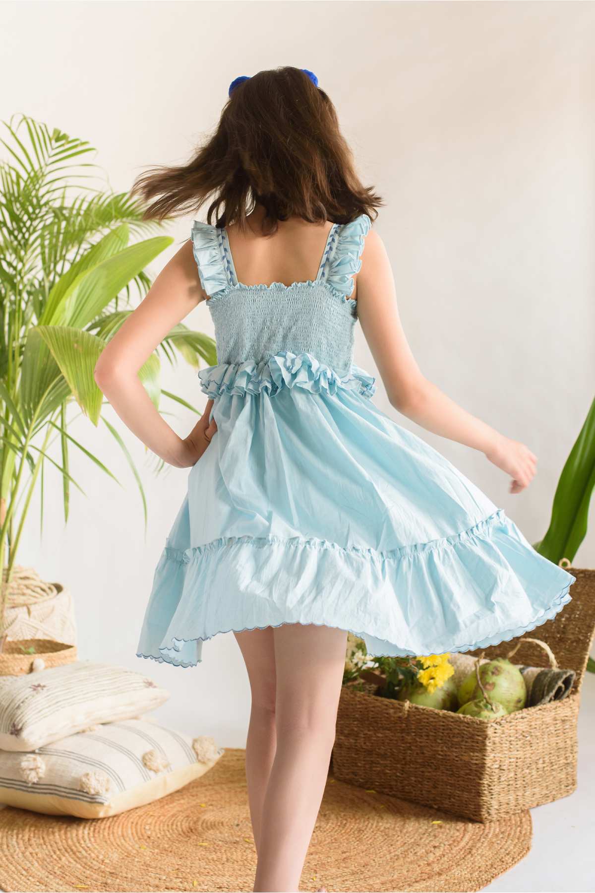 A-Line Scallop Dress