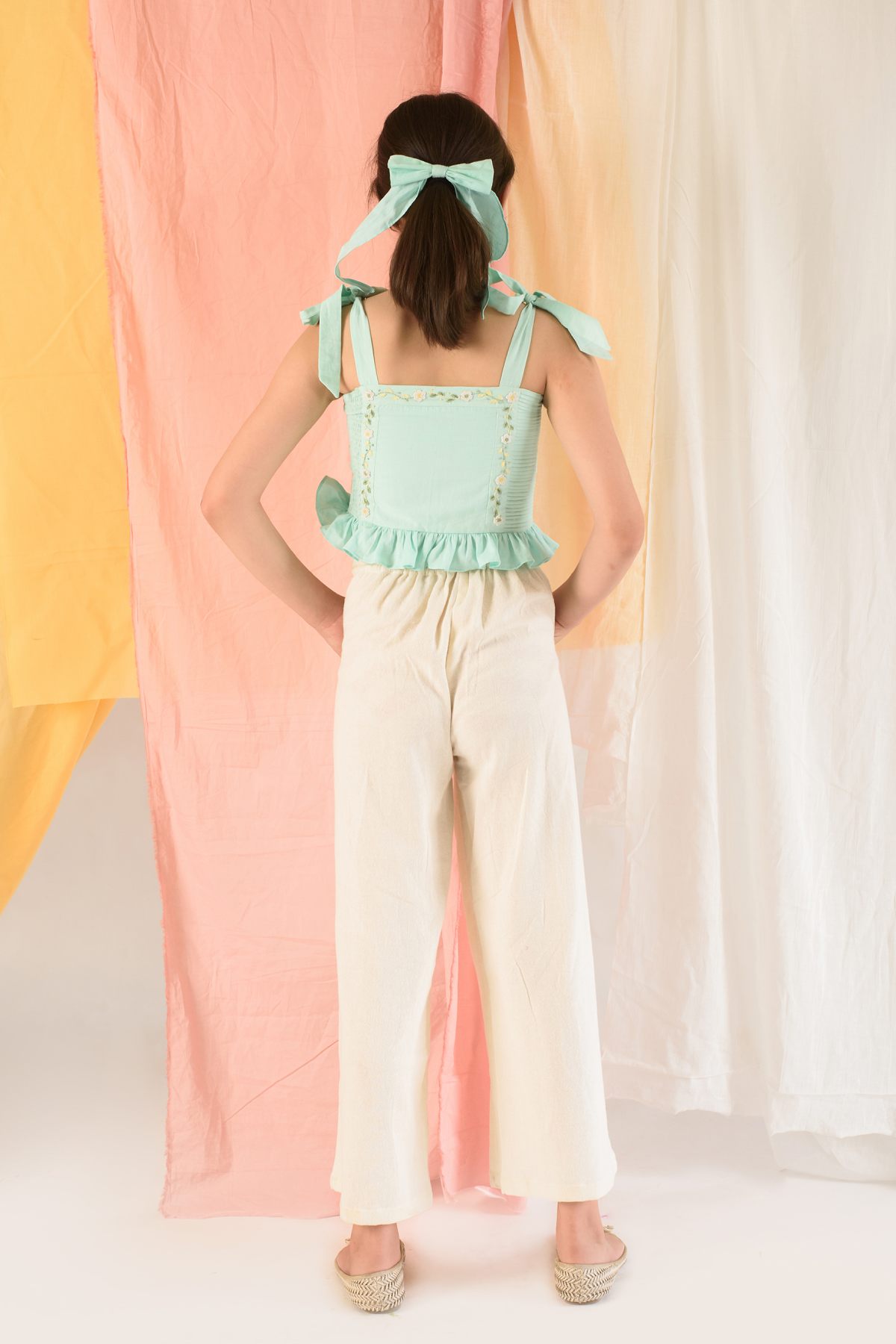 Frill Smocked Tank Top