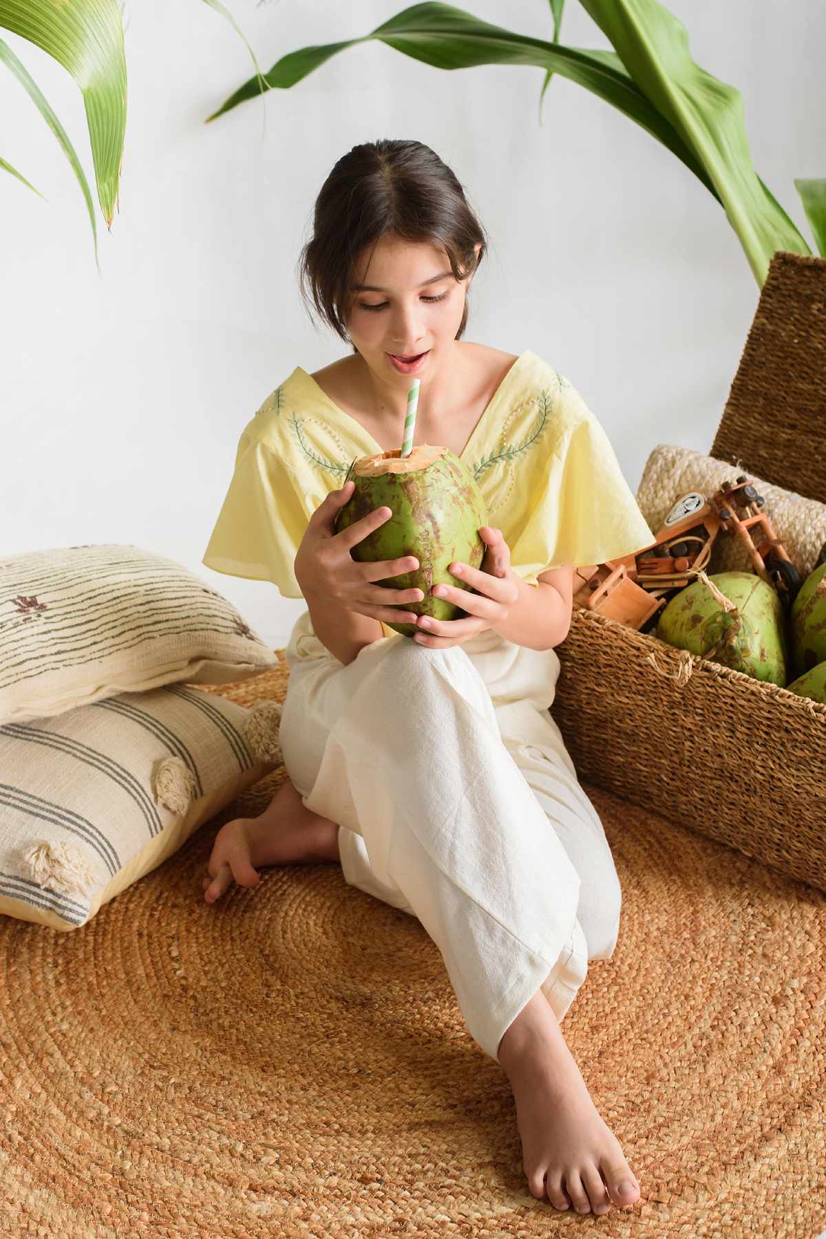 Embroidered Crop Top