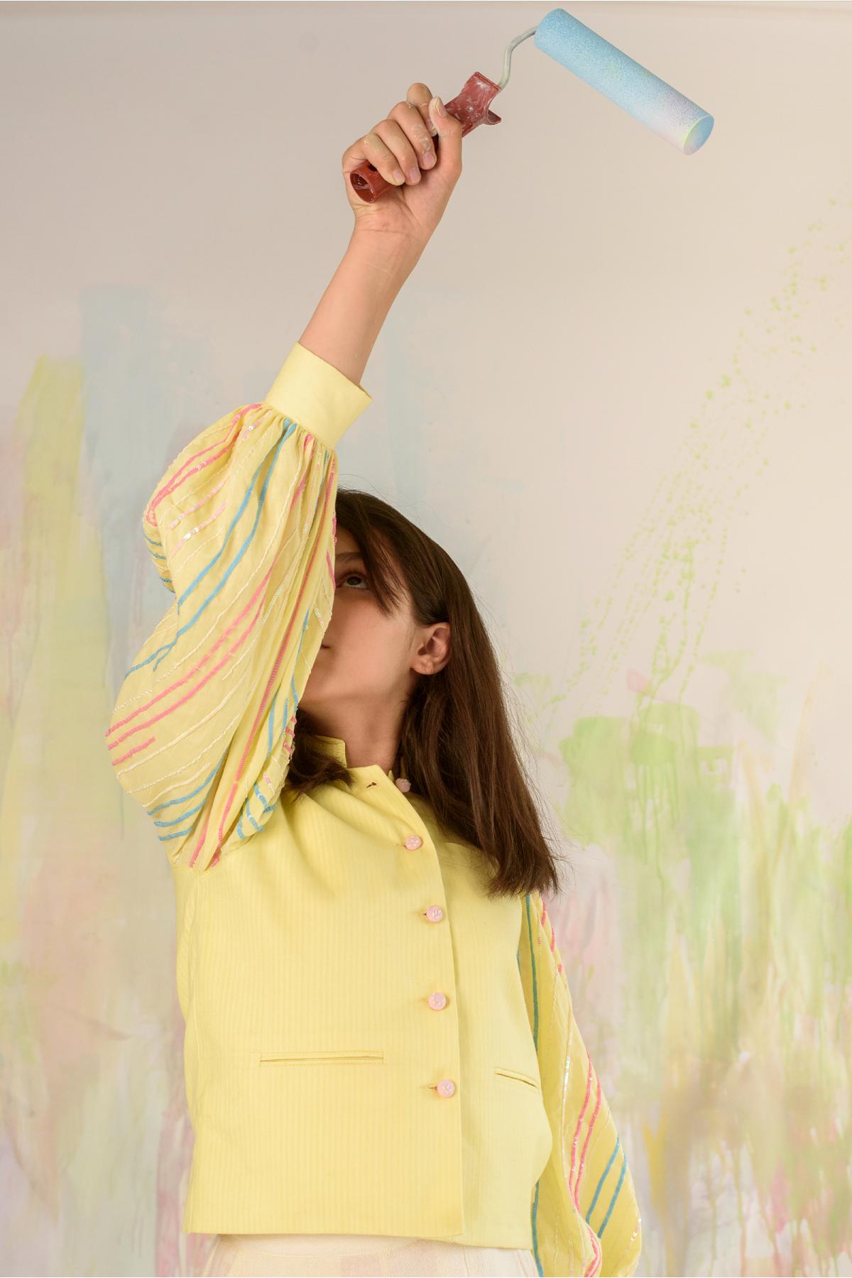 Statement Sleeves Jacket