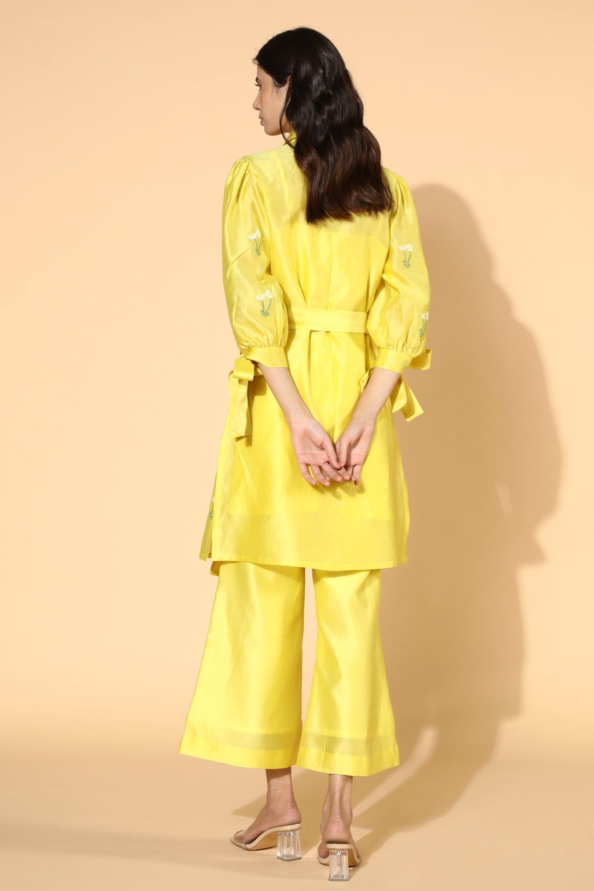 Yellow Collar Tunic & Pants