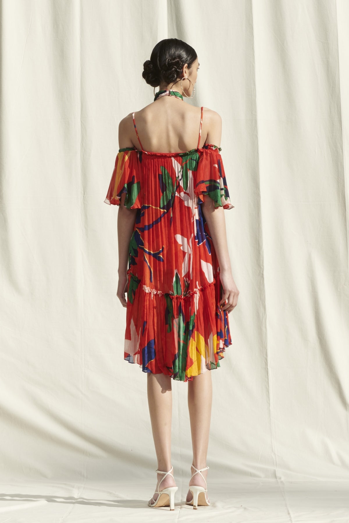 Printed Halter Dress