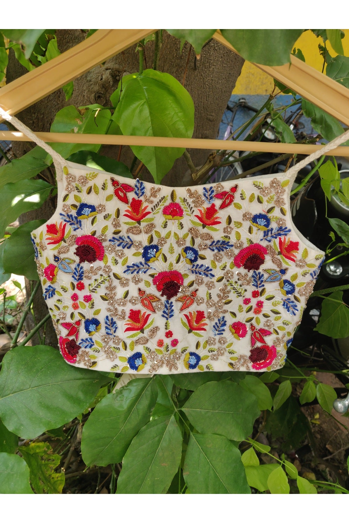 French Knot Lehenga Set