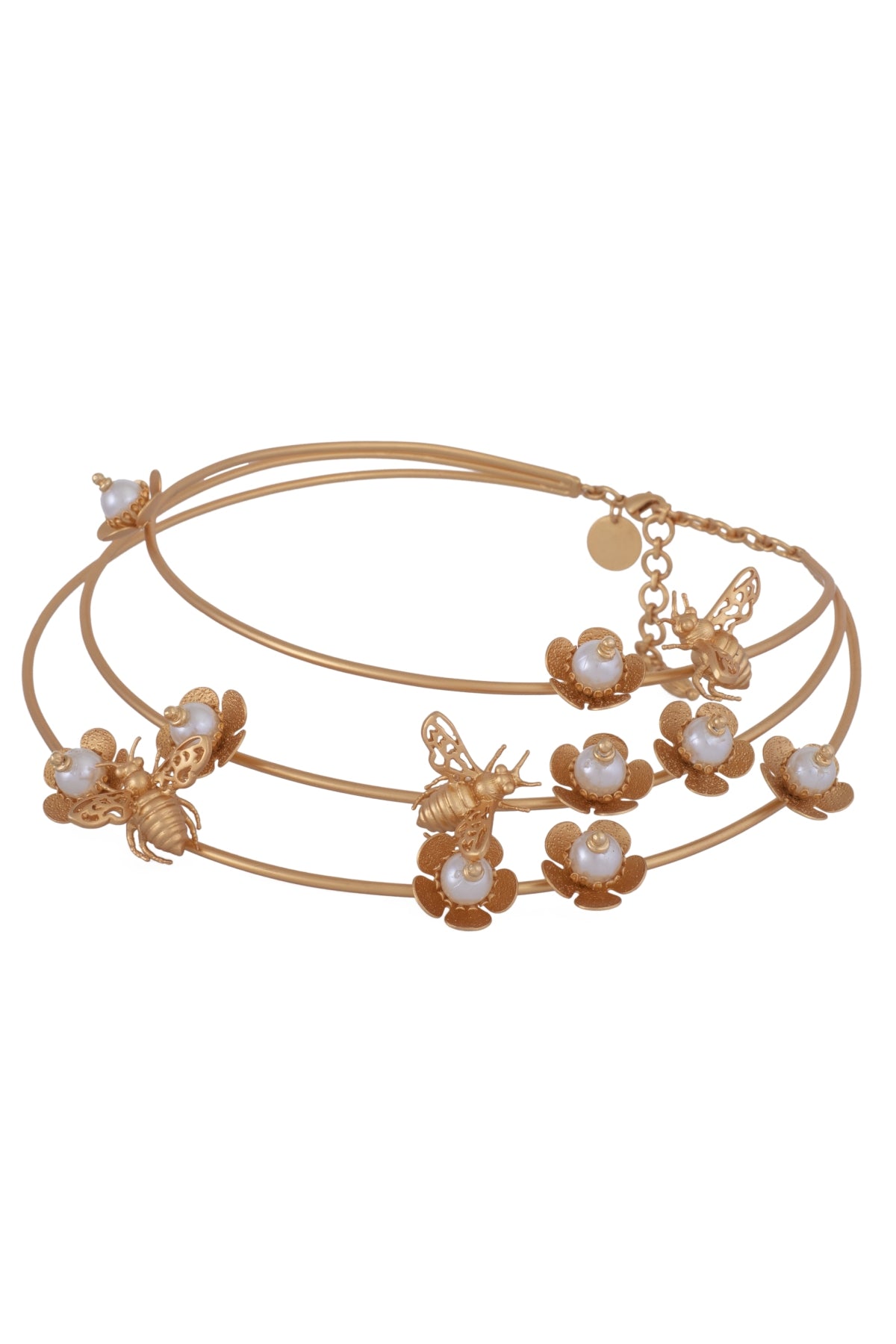 Buy Delicate bees huddle choker by RUHHEITE Online at Scrollnshops