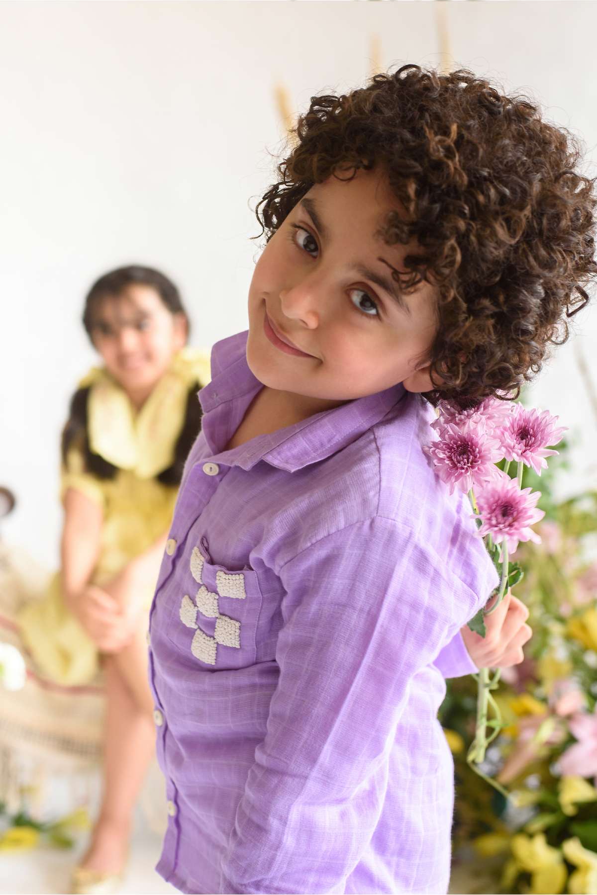 Floral Knotted Shirt