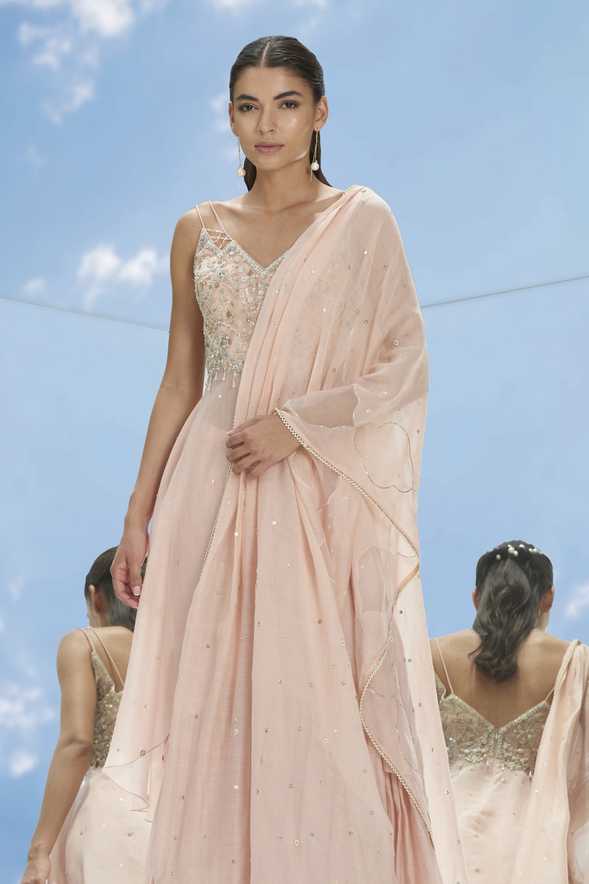 Embroidered Gharara Set