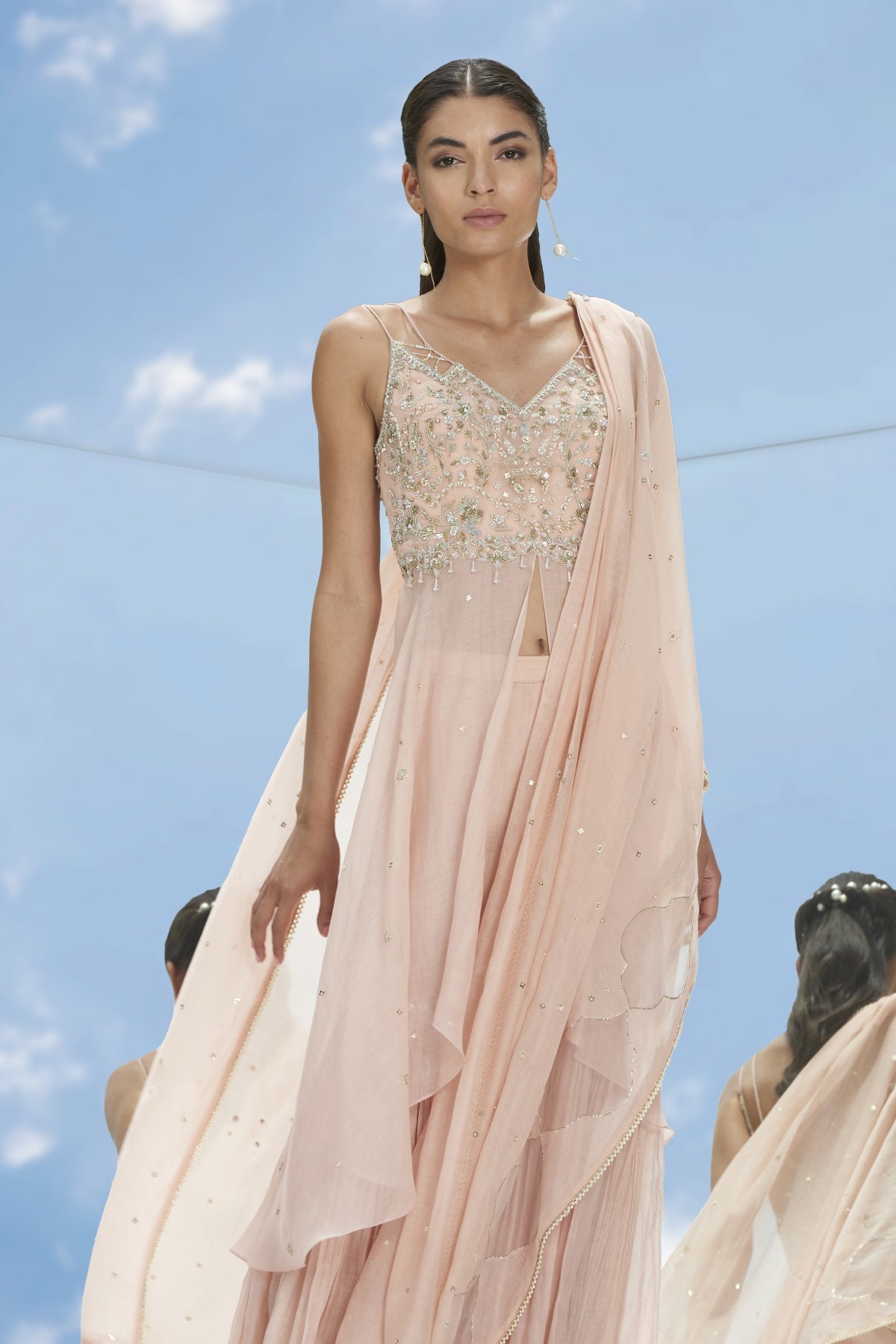 Embroidered Gharara Set