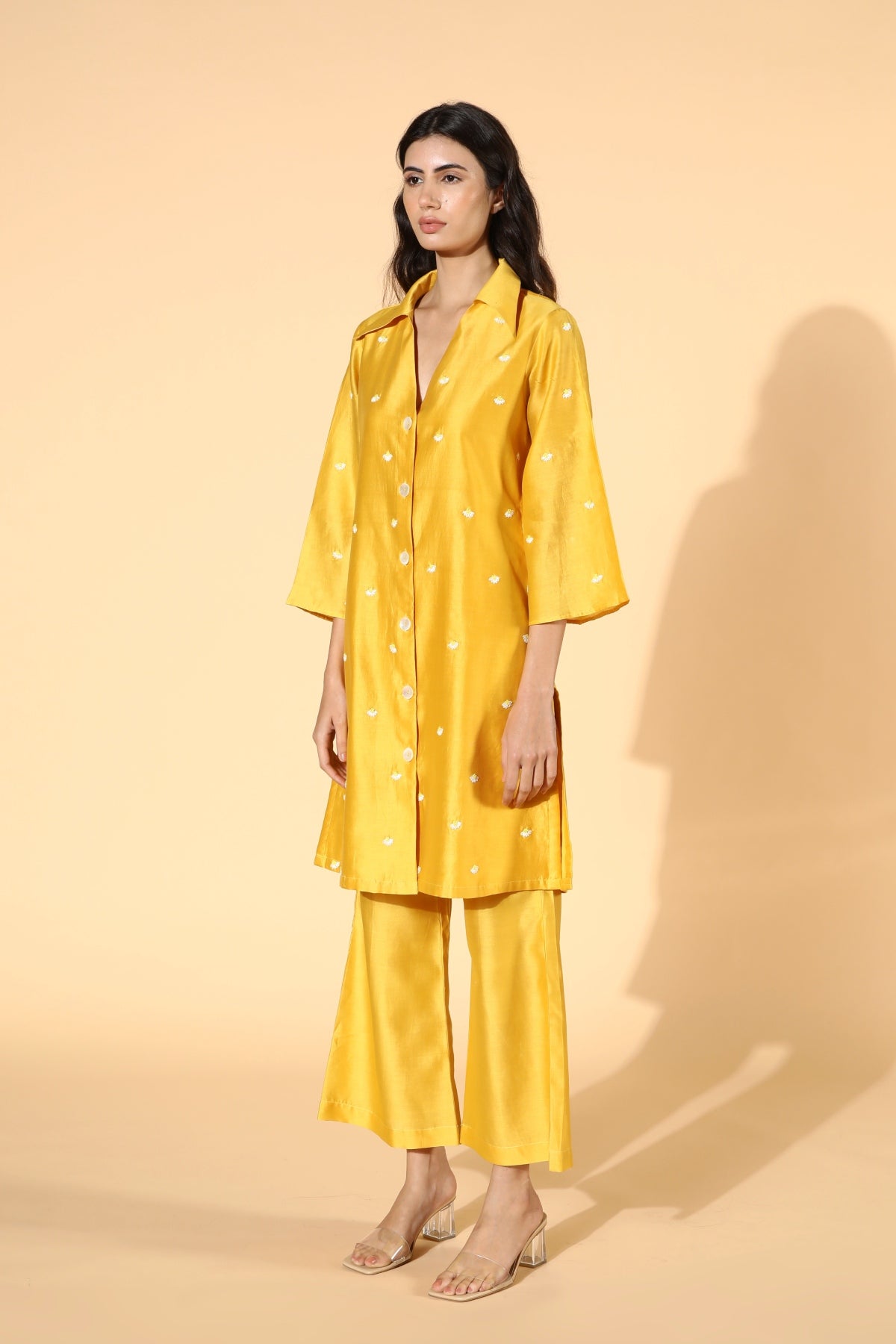 Mustard Collar Tunic & Pants