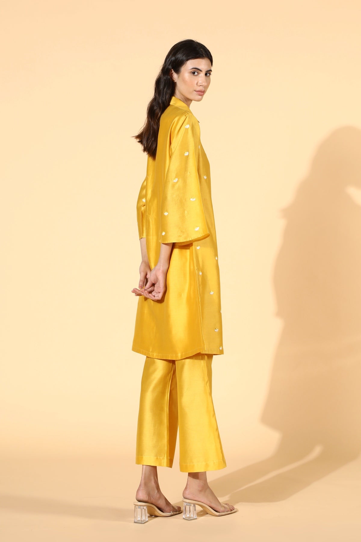 Mustard Collar Tunic & Pants