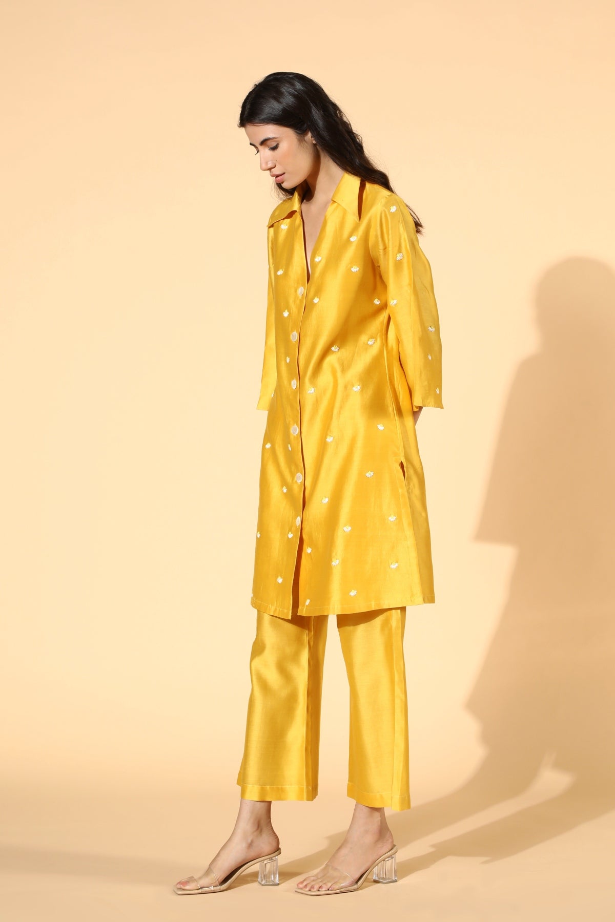 Mustard Collar Tunic & Pants