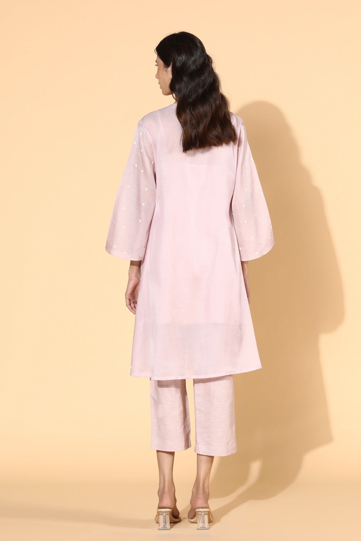 Purple Tie-Up Tunic & Pants