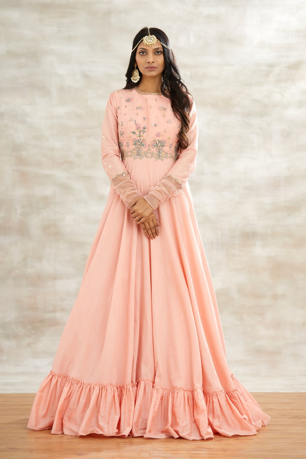 Buy Embroidered Kalidar by Mandira Wirk