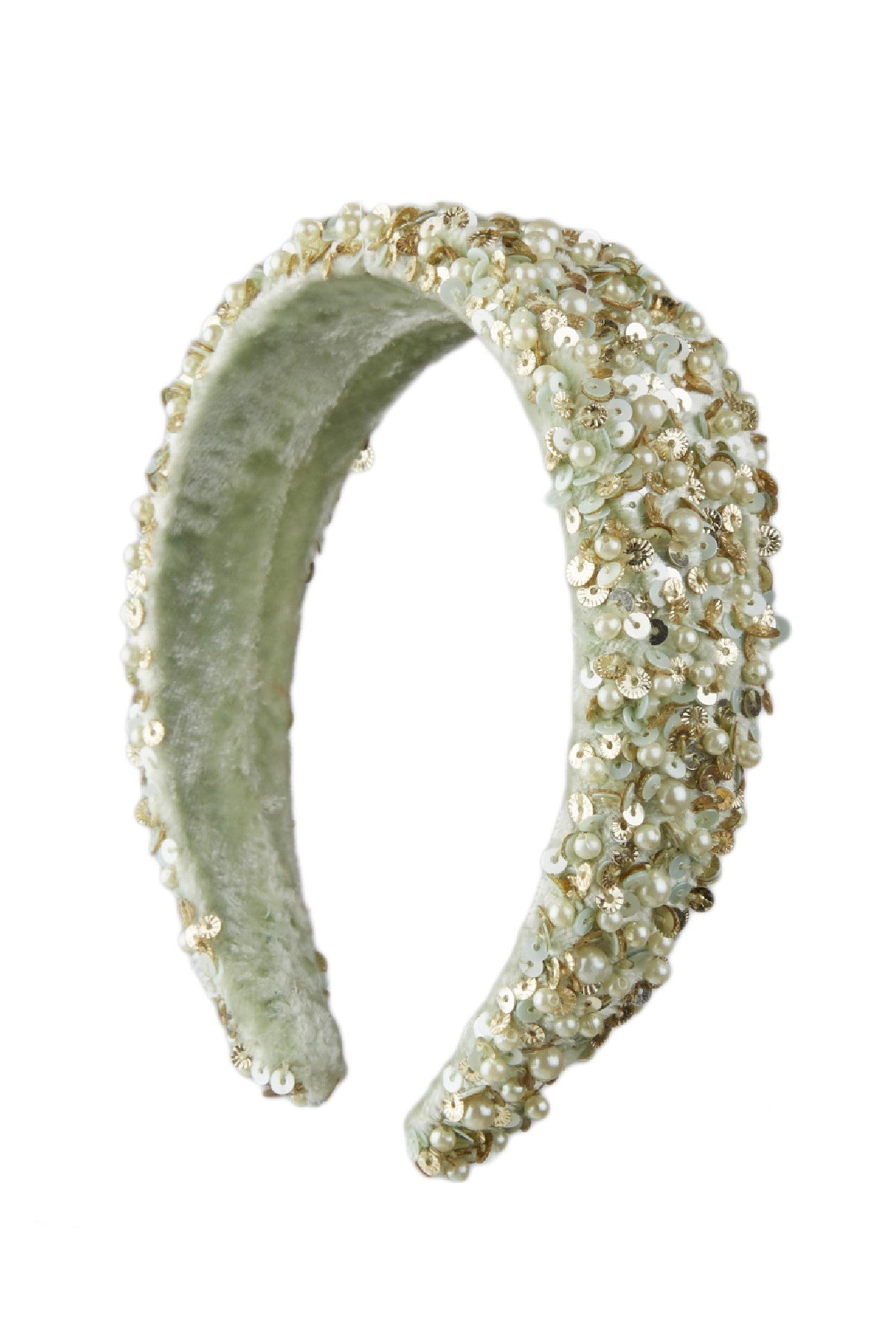 Velvet Sequins Headband