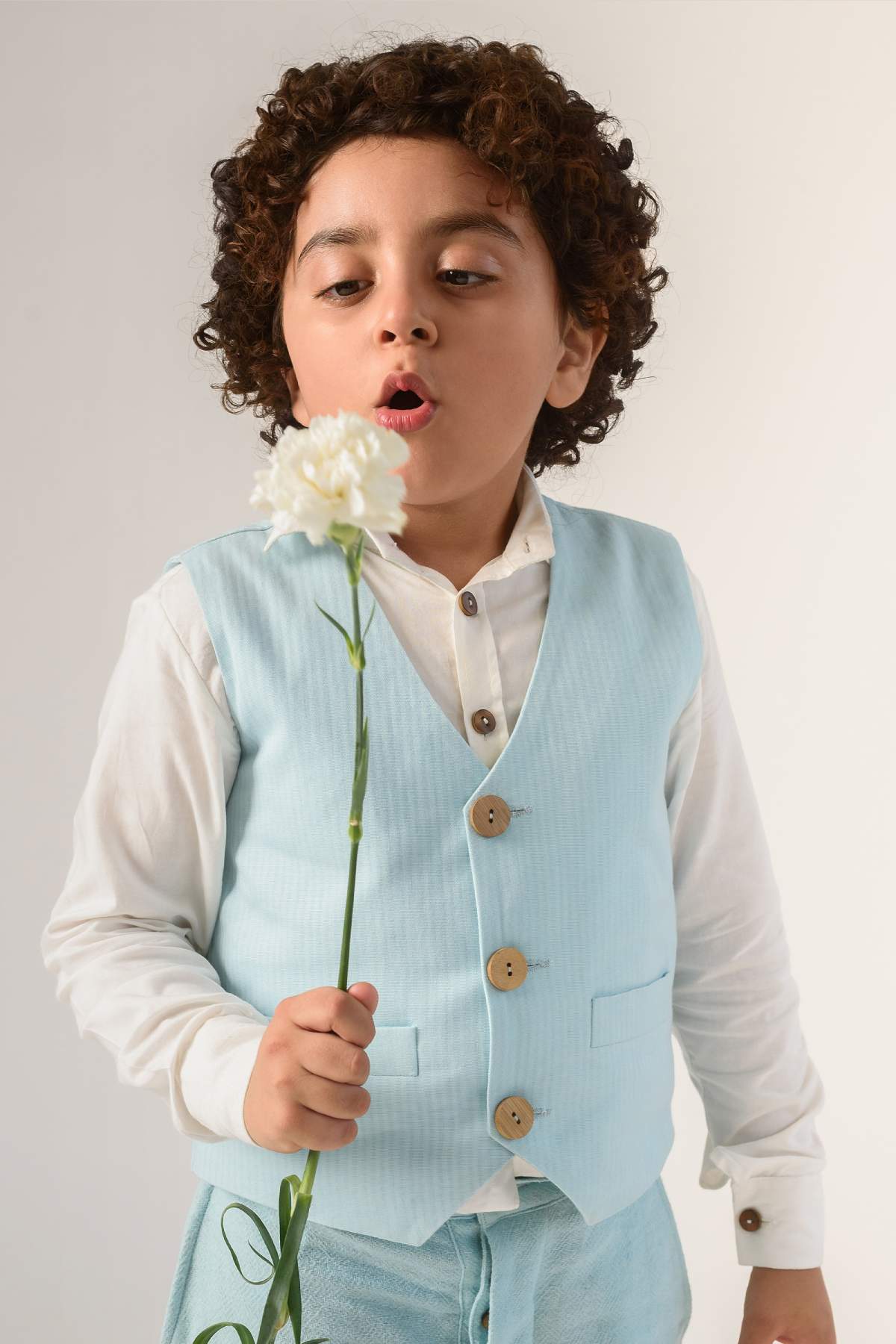 Bamboo Button Waistcoat
