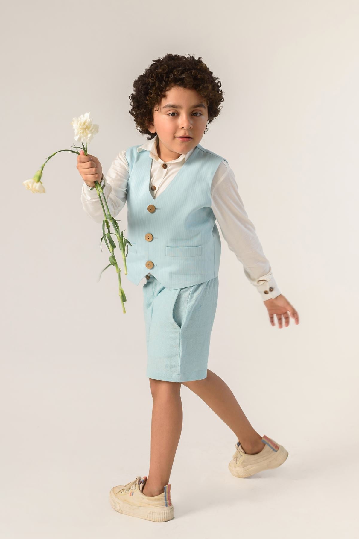 Bamboo Button Waistcoat