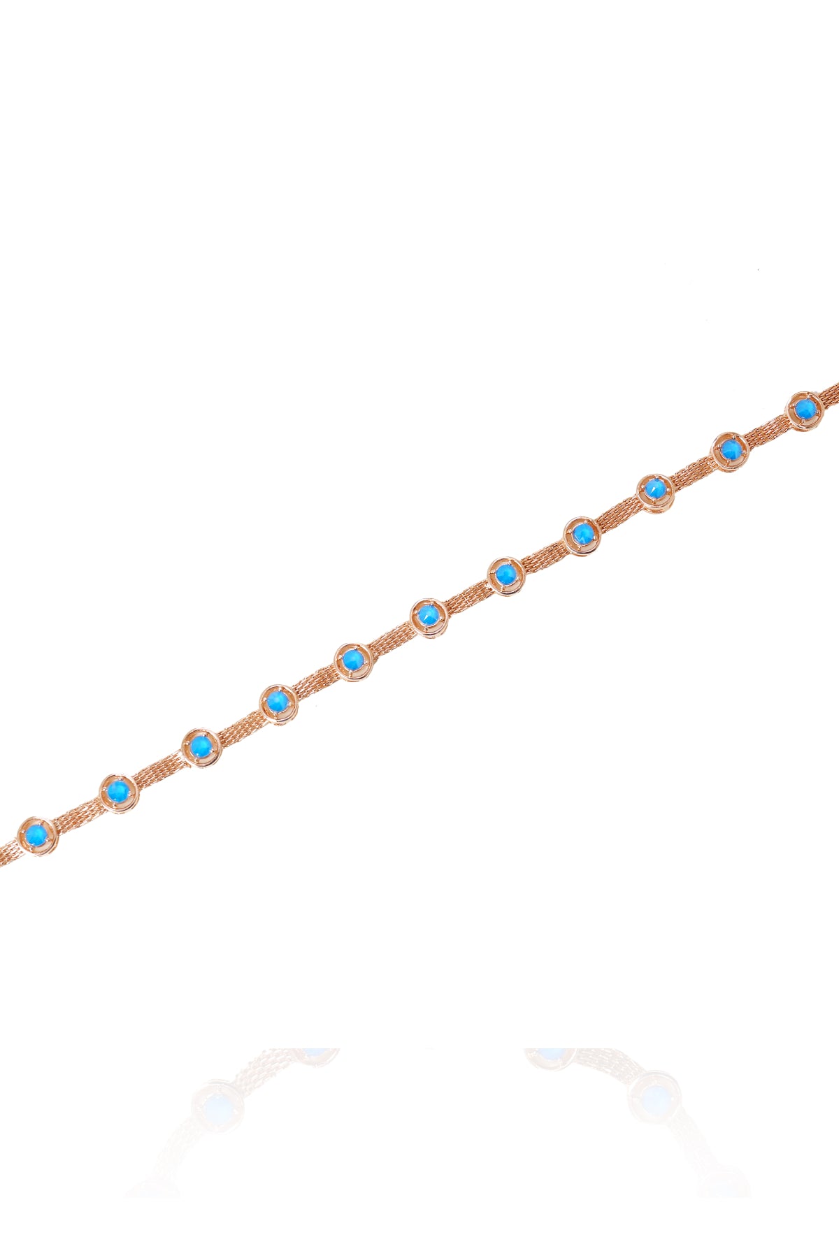 Blue Swarovski Rounded Choker