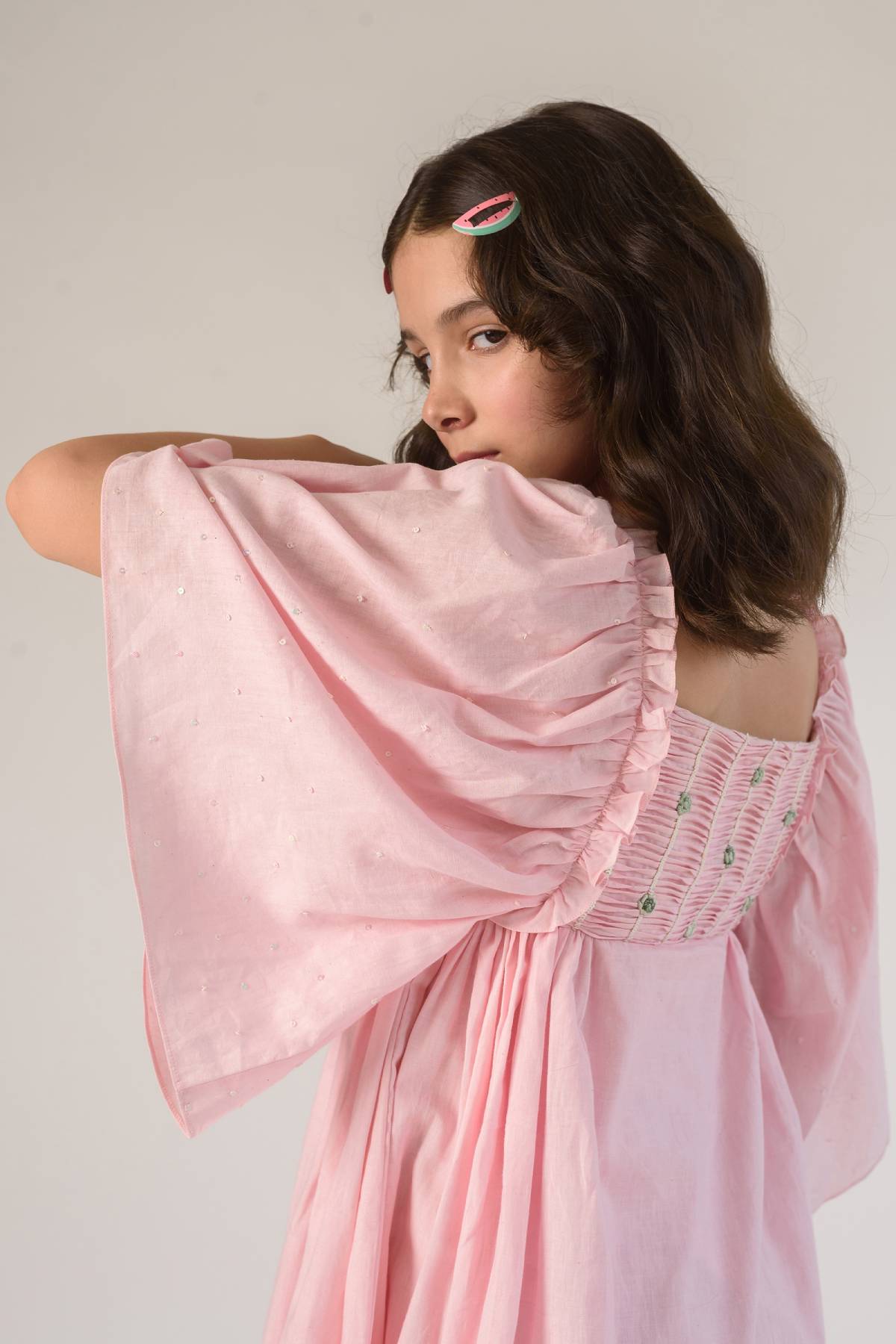 Embroidered Angel Dress