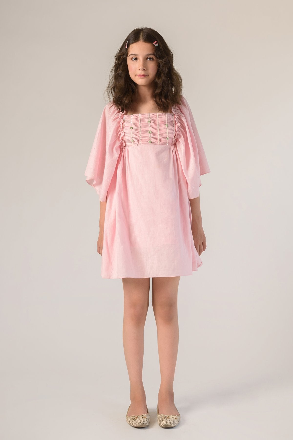 Embroidered Angel Dress