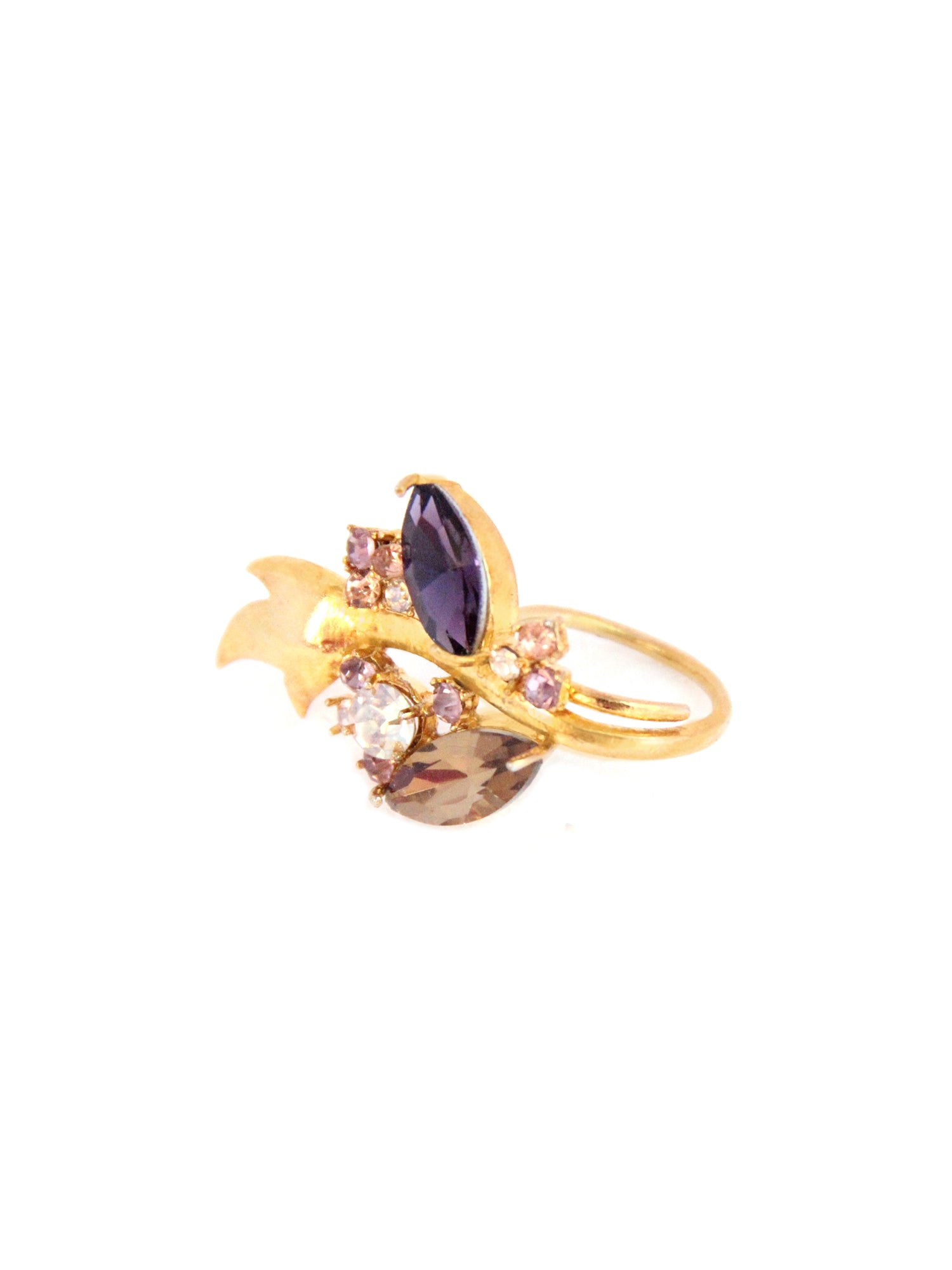 Gold Plated Stone Ring